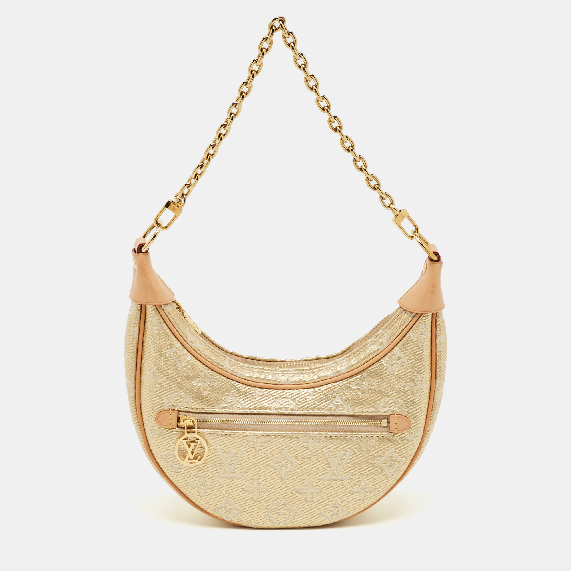 

Louis Vuitton Gold Monogram Canvas Loop Bag