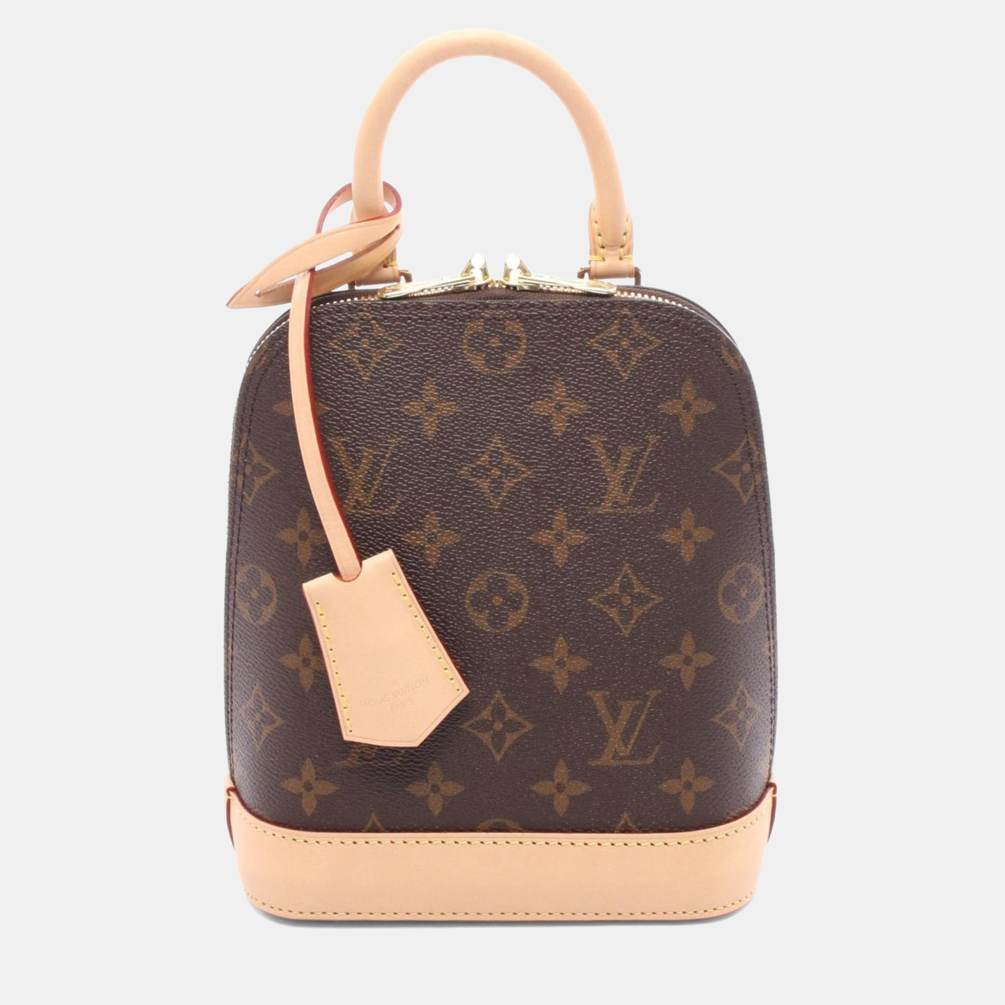 

Louis Vuitton Alma Backpack Coated Canvas And Leather Monogram Brown