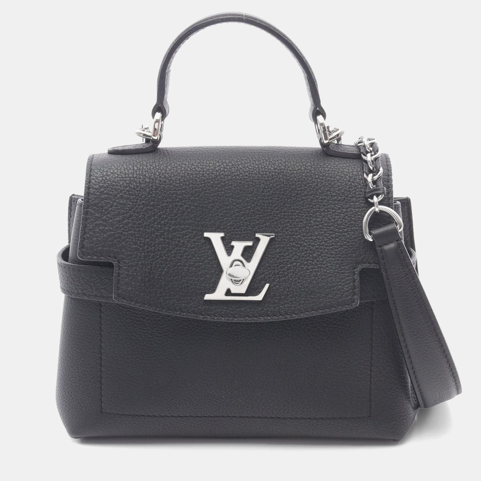 

Louis Vuitton Lockme Evermini Handbag Leather Black