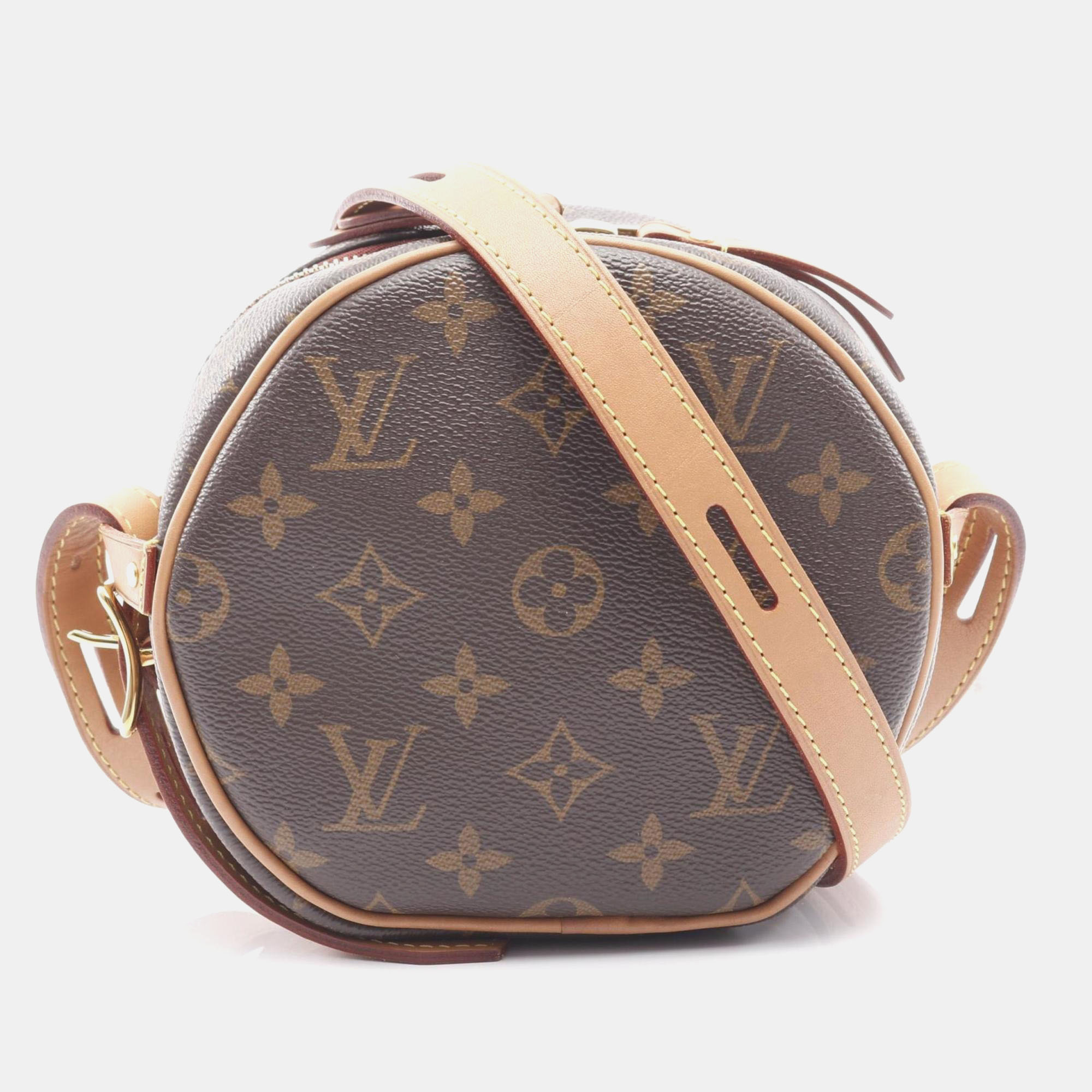 

Louis Vuitton Boite Chapeau Souple Pm Shoulder Bag In Coated Canvas And Leather With Monogram Design Brown