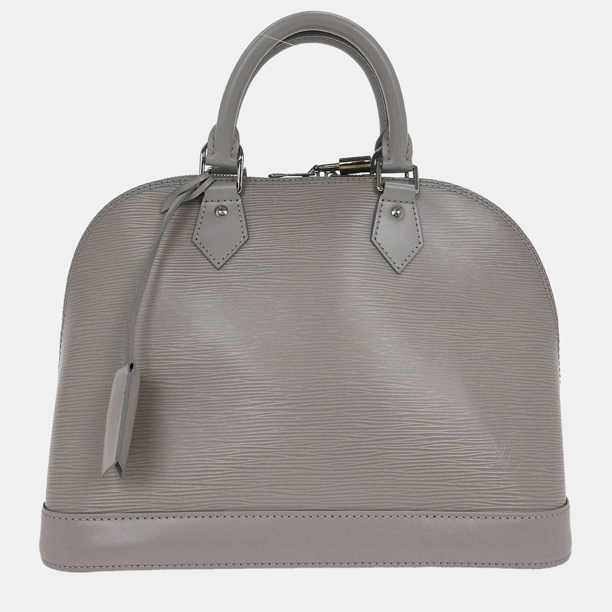 

Louis Vuitton Gray Epi Alma PM Handbag, Grey