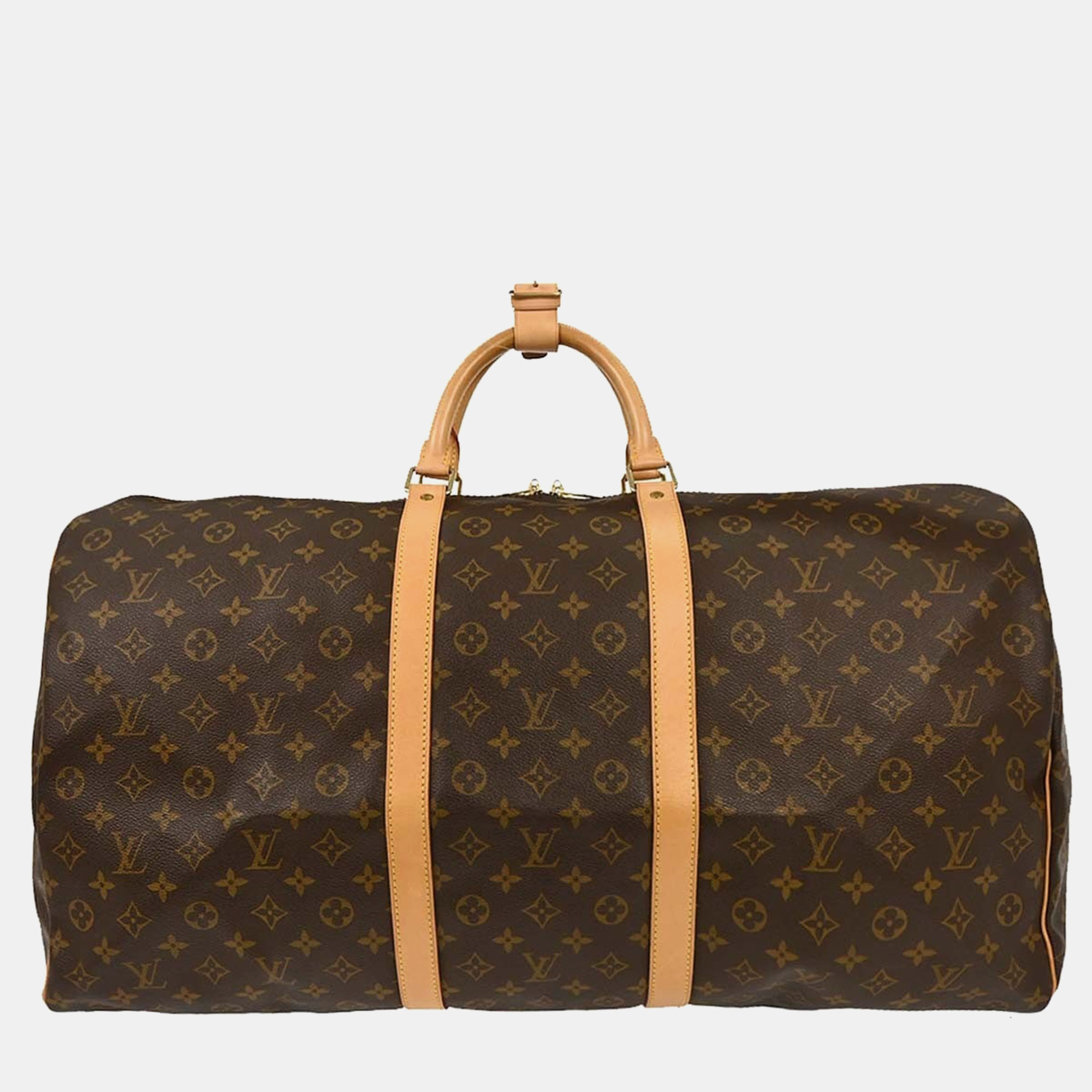 

Louis Vuitton Monogram Keepall 60 Duffle Handbag, Brown