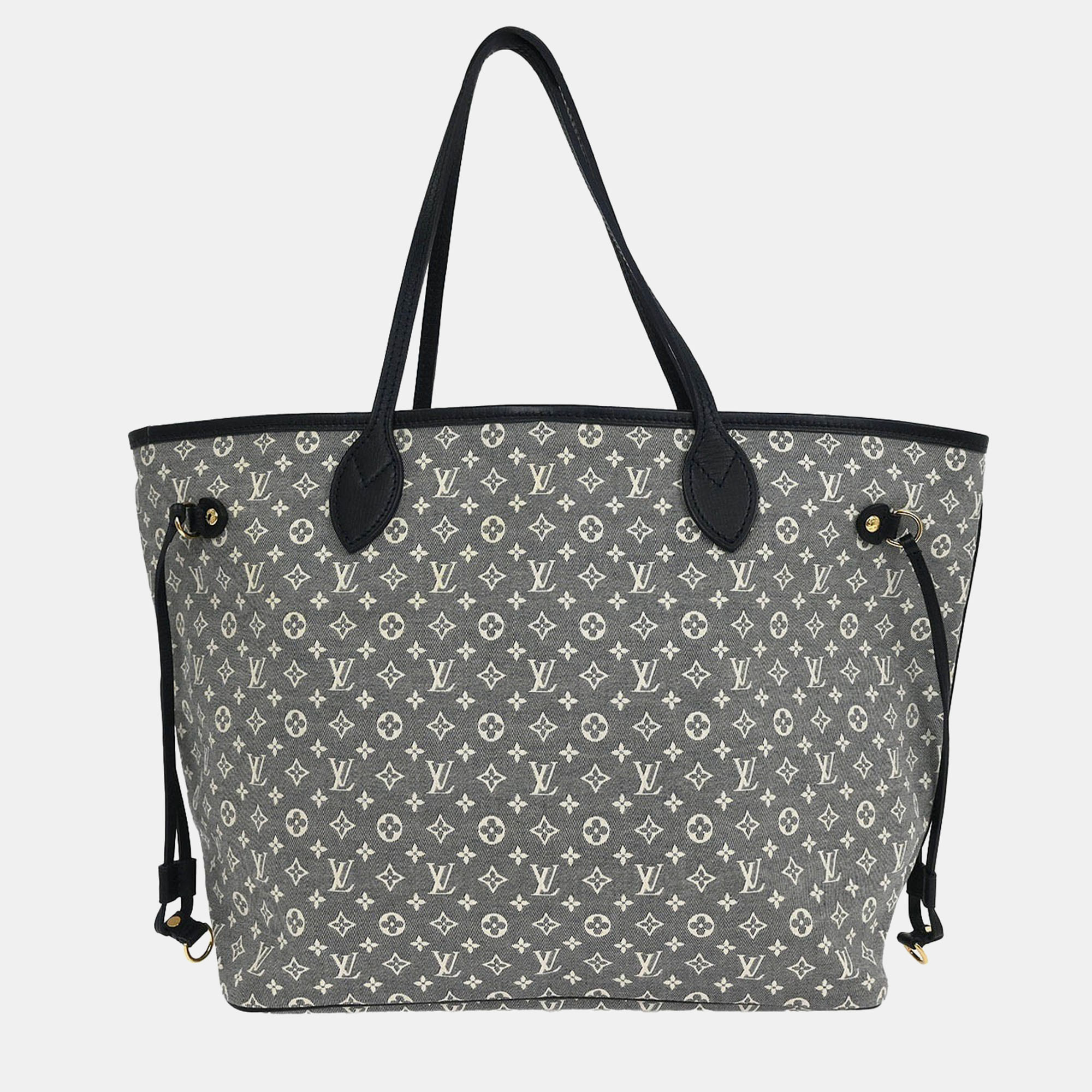 Pre-owned Louis Vuitton Monogram Idylle Neverfull Mm Tote Bag In Blue