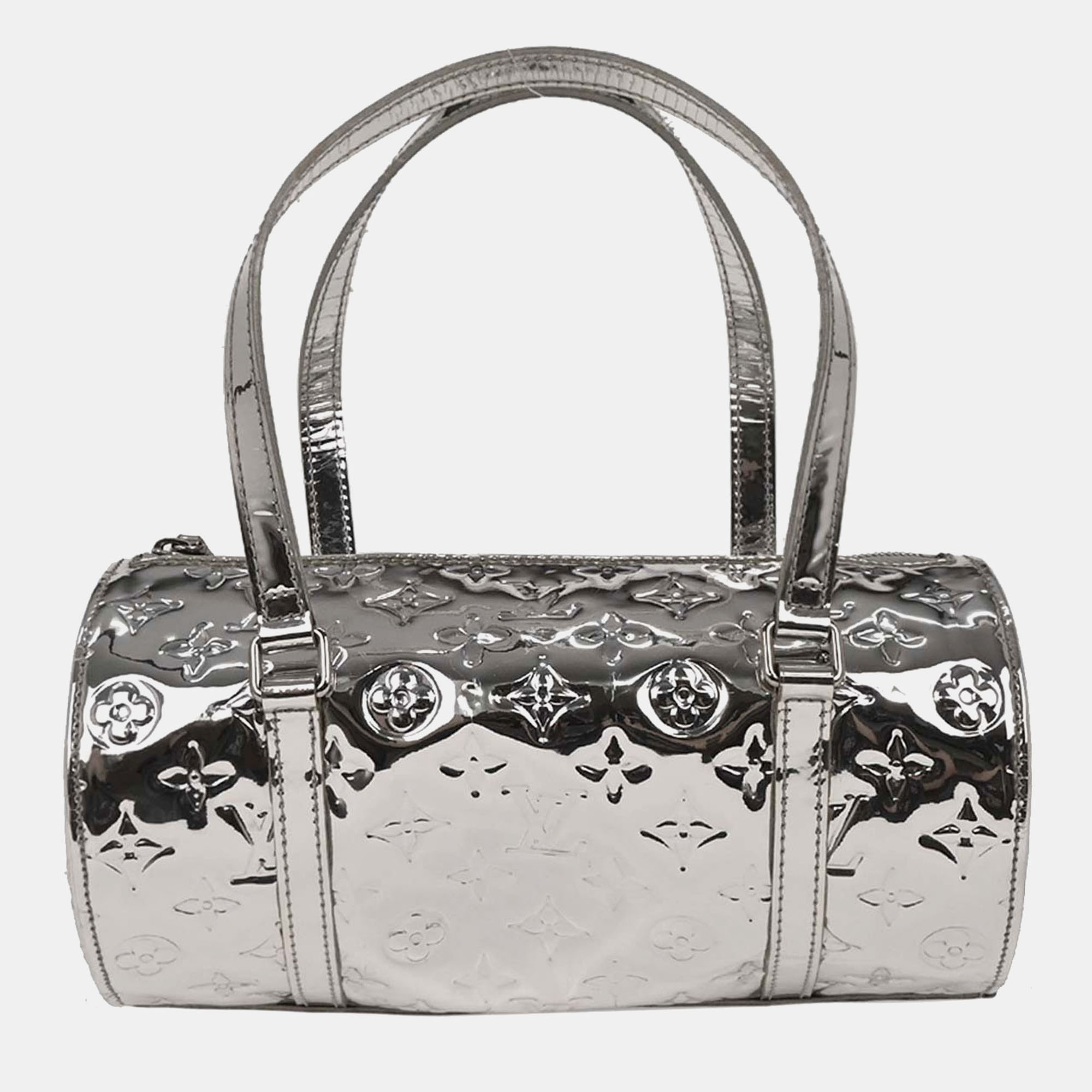 

Louis Vuitton Silver Monogram Miroir Papillon Handbag
