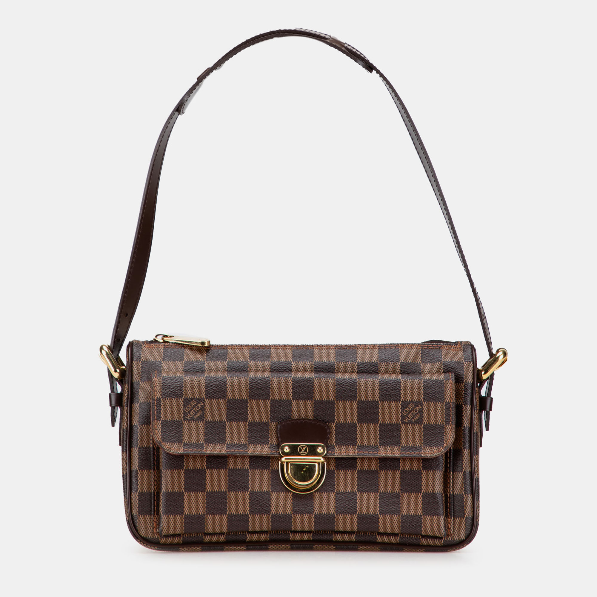 

Louis Vuitton Brown Damier Ebene Ravello GM