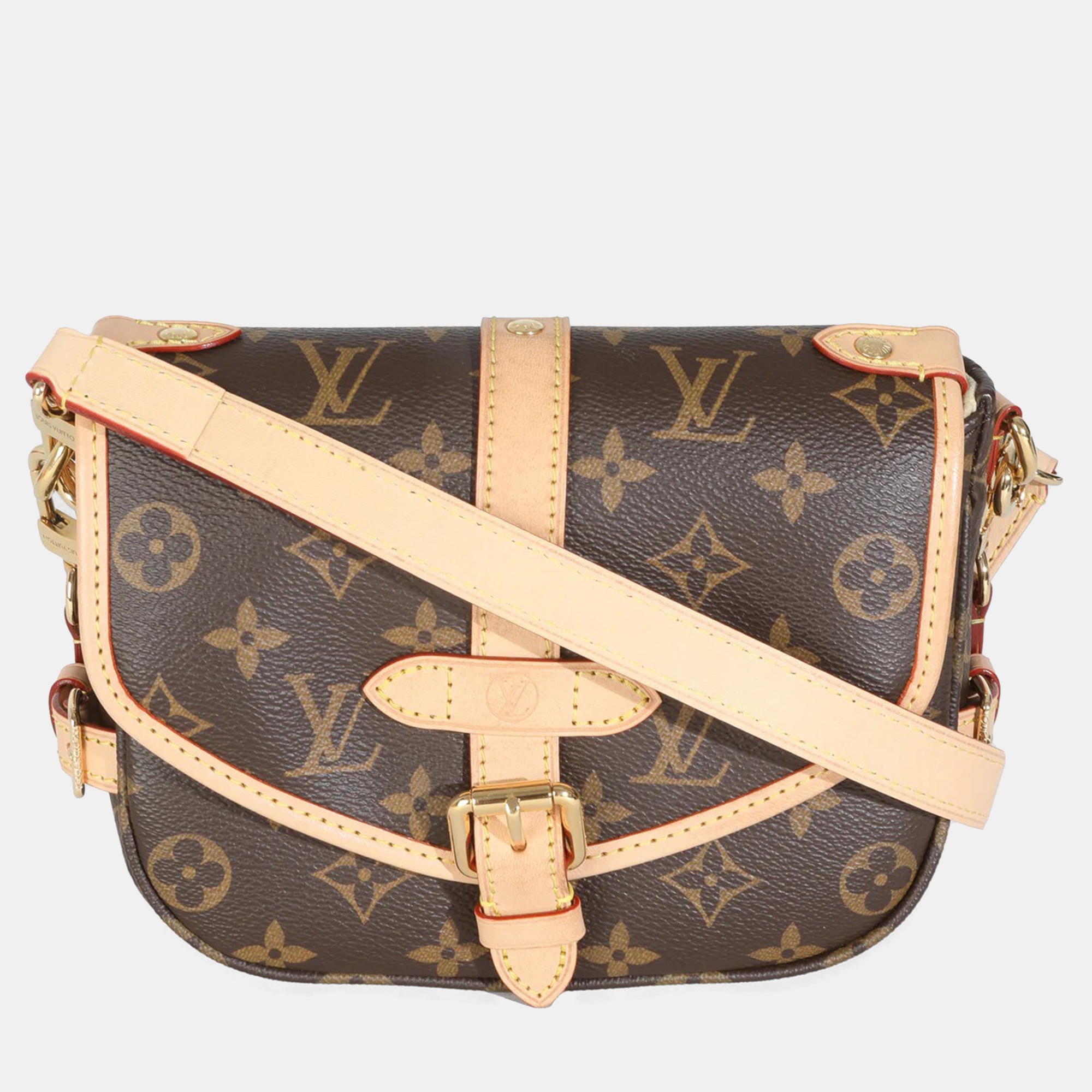 

Louis Vuitton Monogram Canvas Saumur BB, Brown