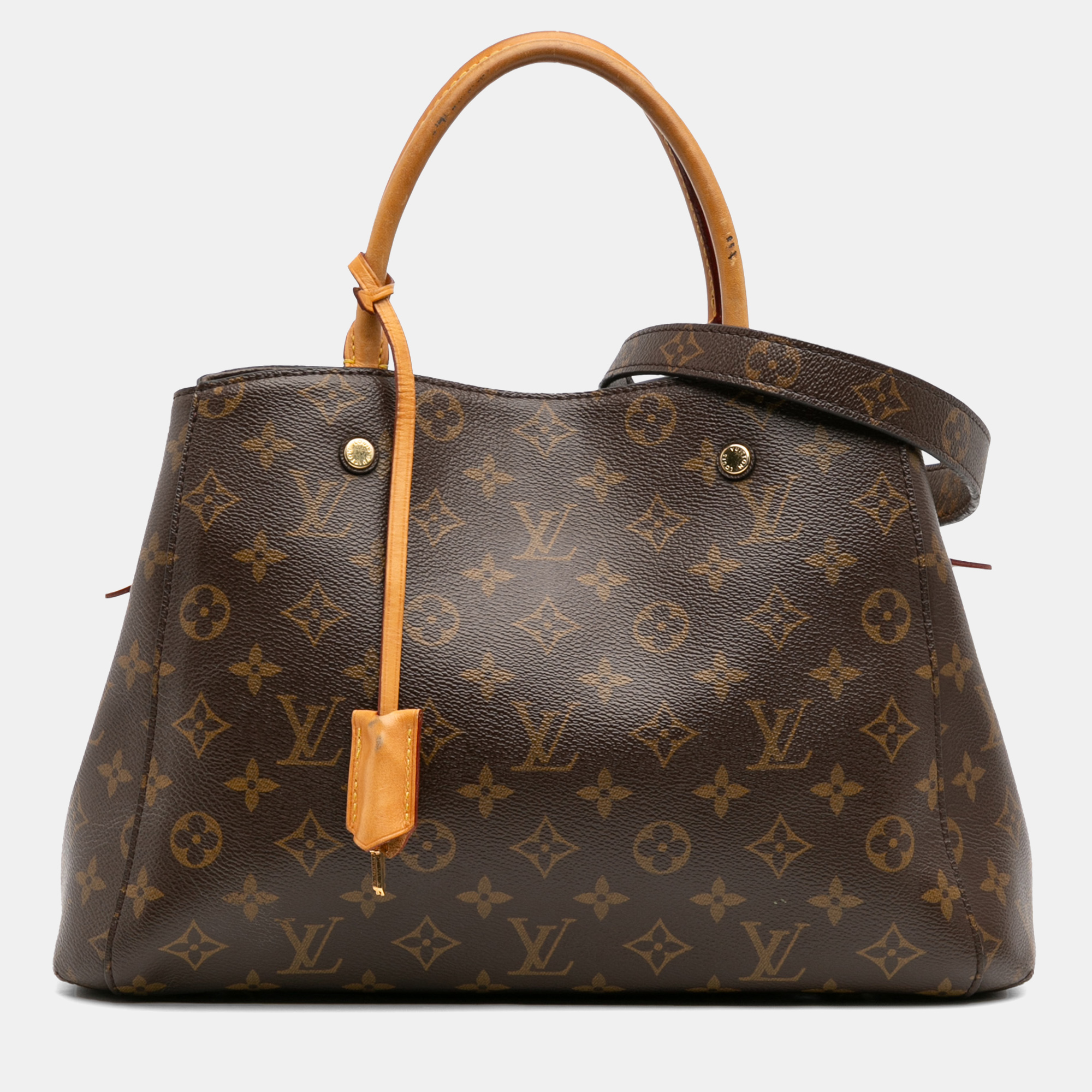 

Louis Vuitton Monogram Montaigne MM Bag, Brown