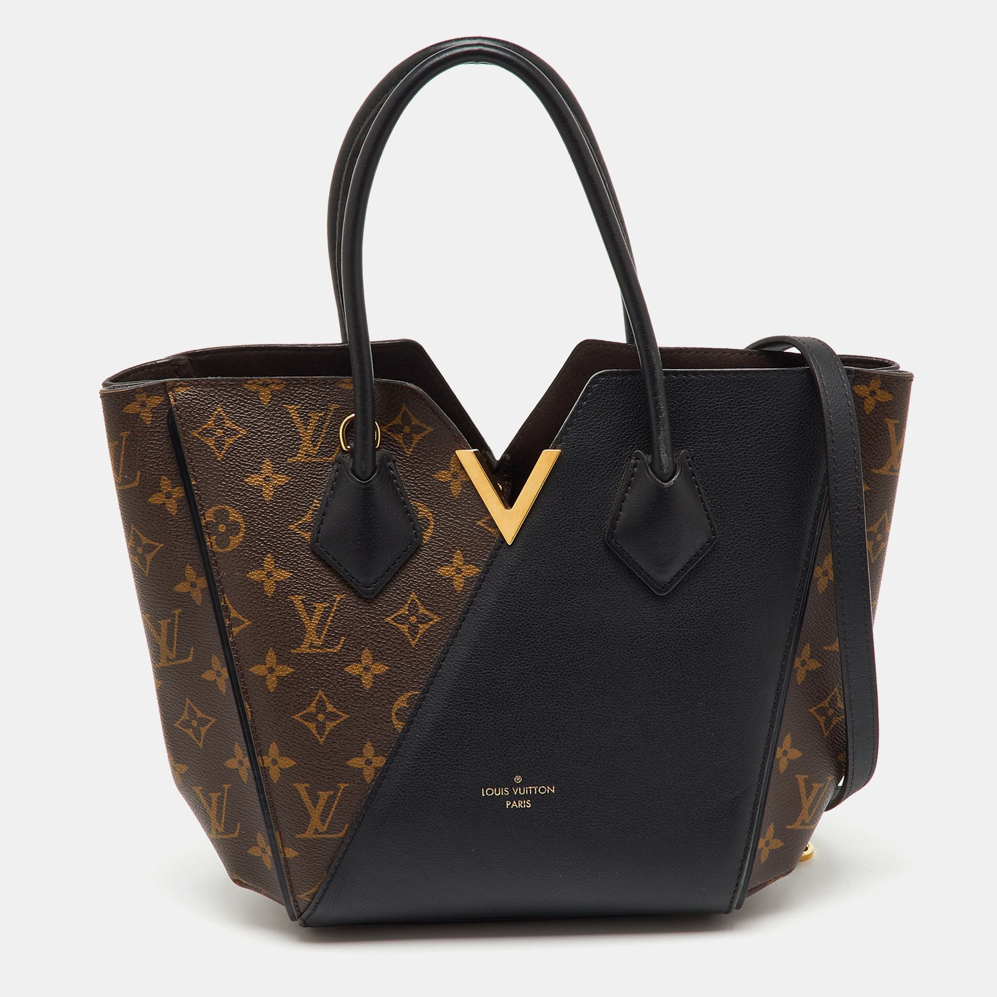 Louis Vuitton Black Monogram Canvas and Leather Kimono PM Bag