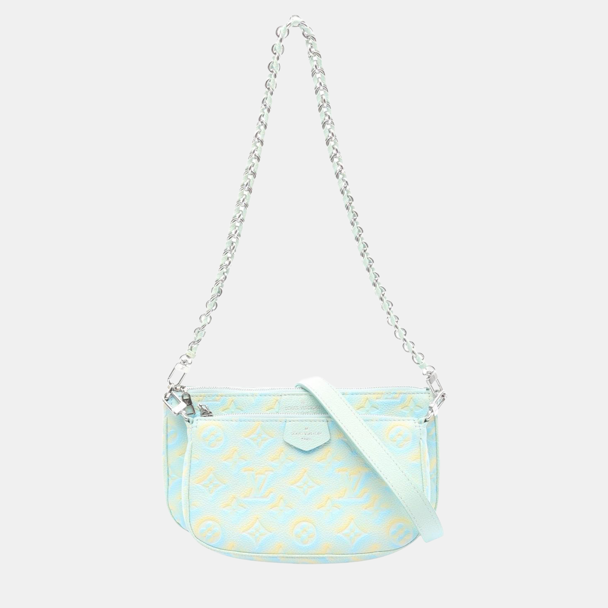 

Louis Vuitton Monogram Empreinte Summer Stardust Multi Pochette Accessoires, Green