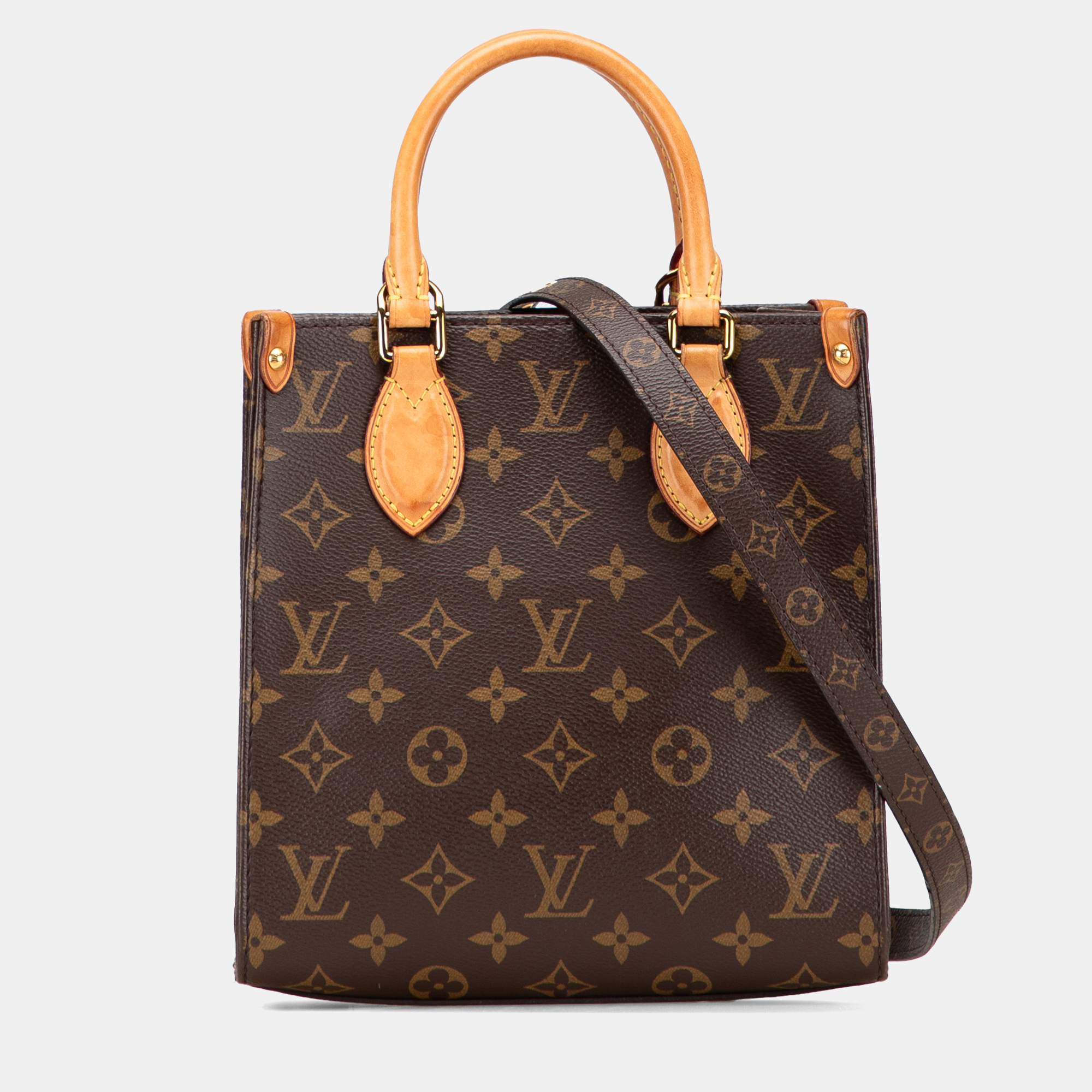 

Louis Vuitton Brown Monogram Sac Plat BB
