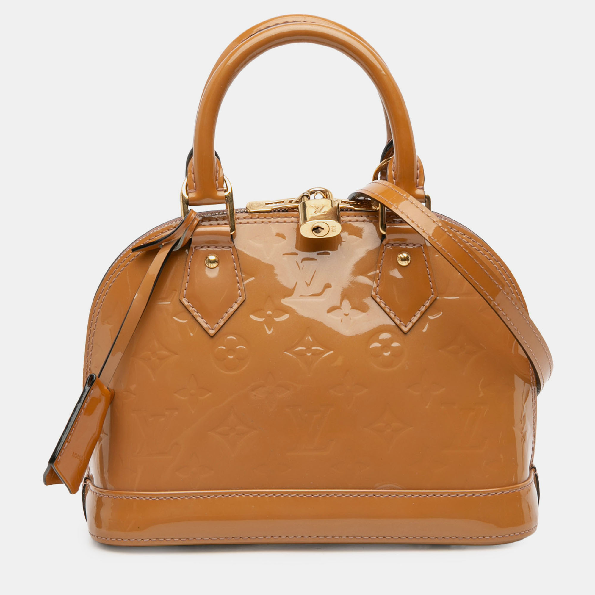 

Louis Vuitton Brown Monogram Vernis Alma BB