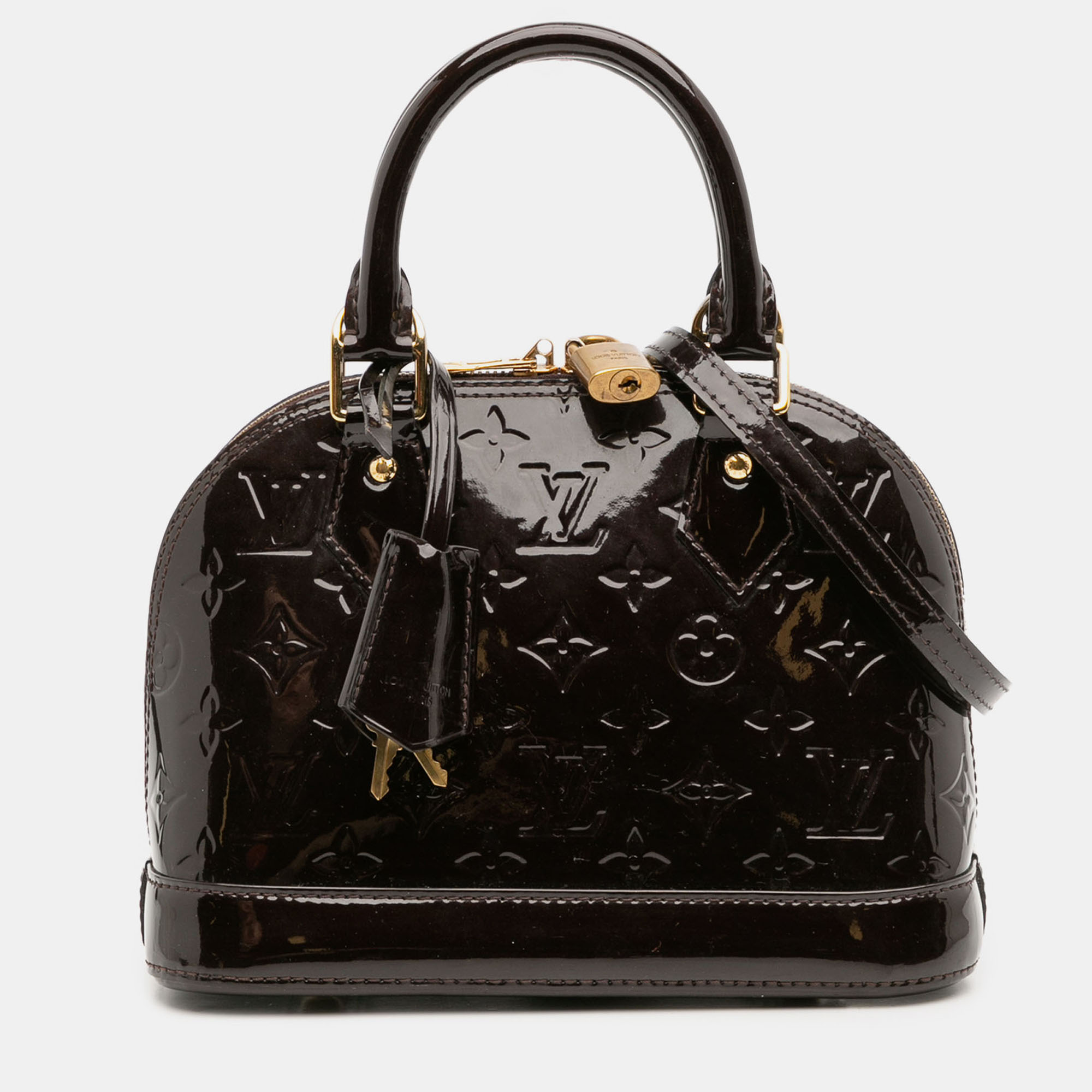 

Louis Vuitton Purple Monogram Vernis Alma BB