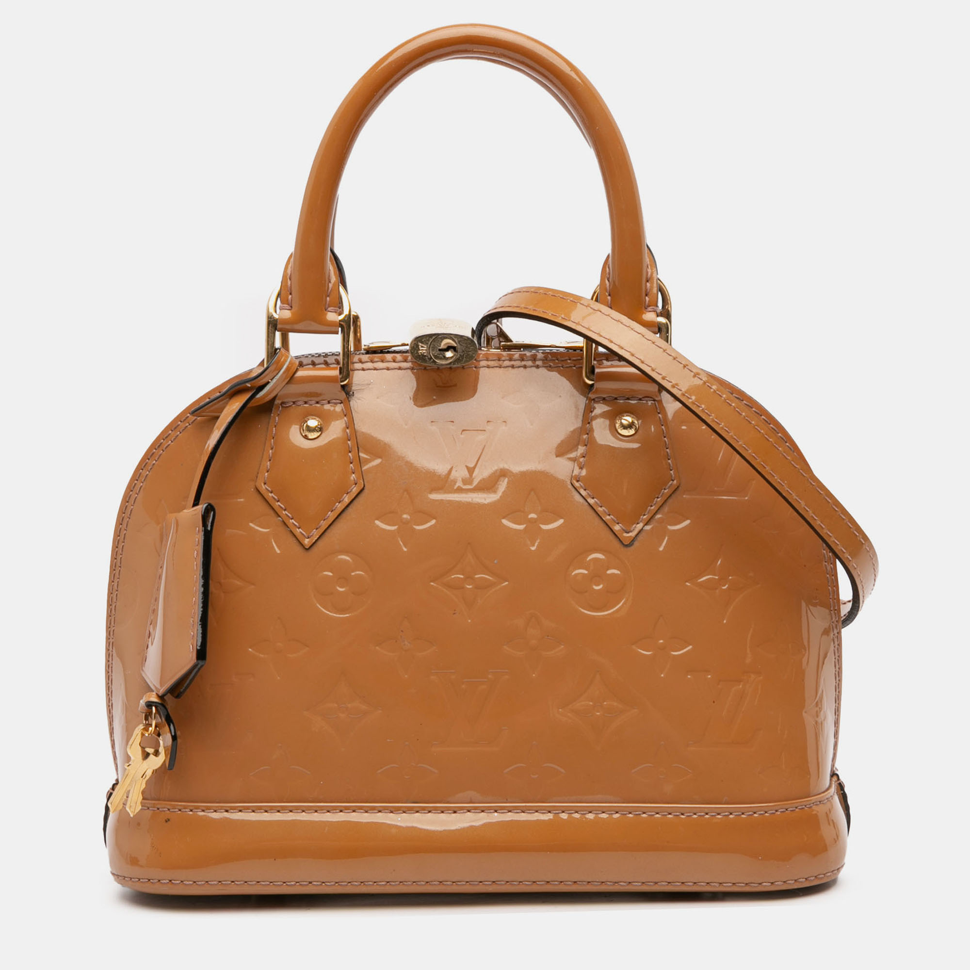 

Louis Vuitton Brown Monogram Vernis Alma BB