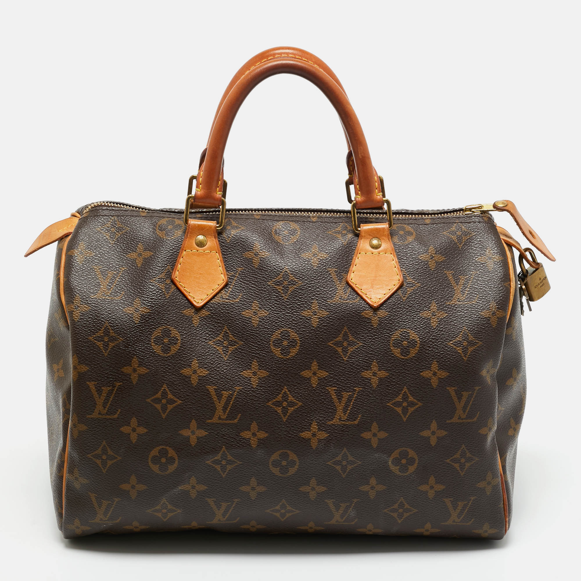 

Louis Vuitton Monogram Canvas Speedy 30 Bag, Brown