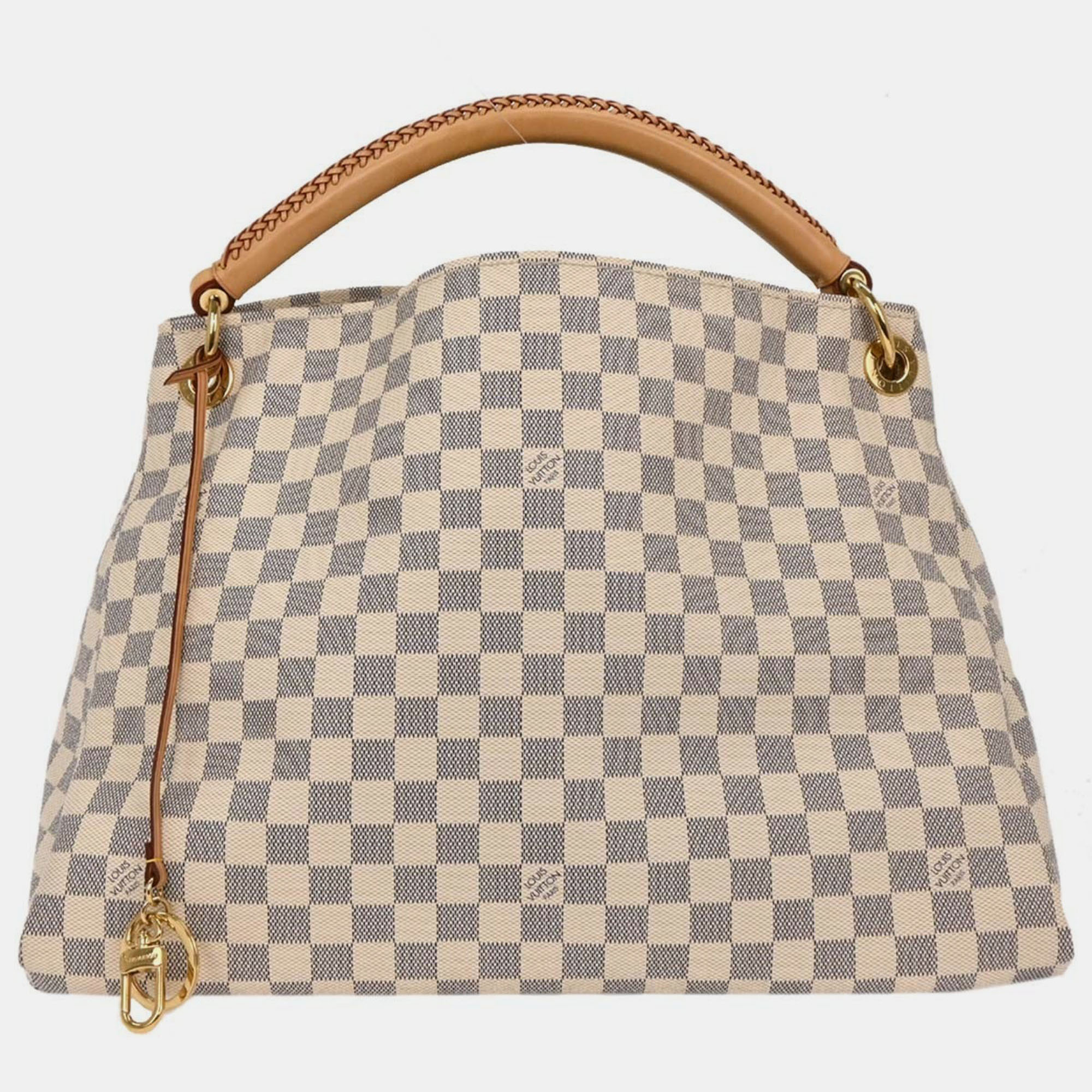 

Louis Vuitton Damier Azur Artsy MM Handbag N41174 GT1193, White