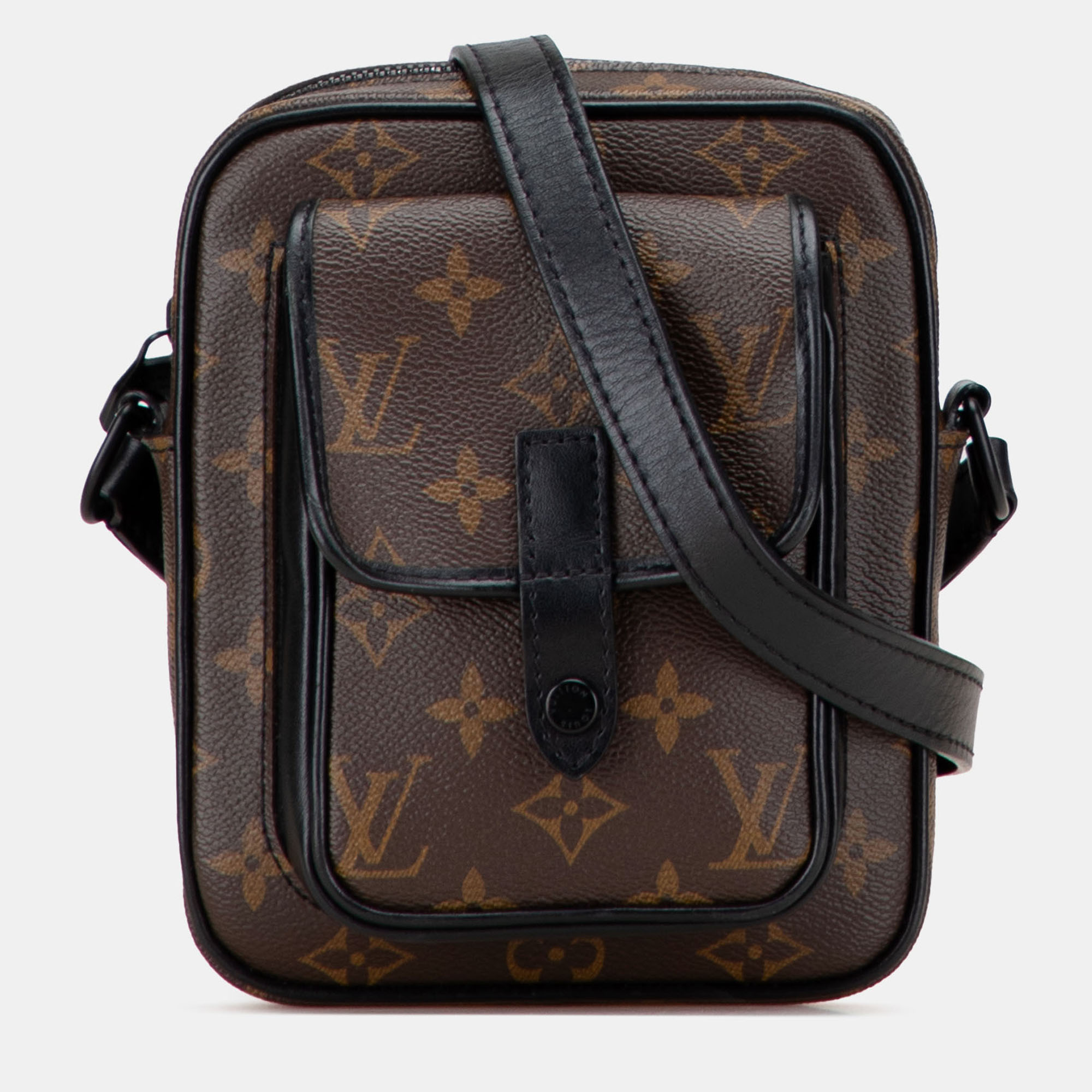

Louis Vuitton Brown Monogram Macassar Christopher Wearable