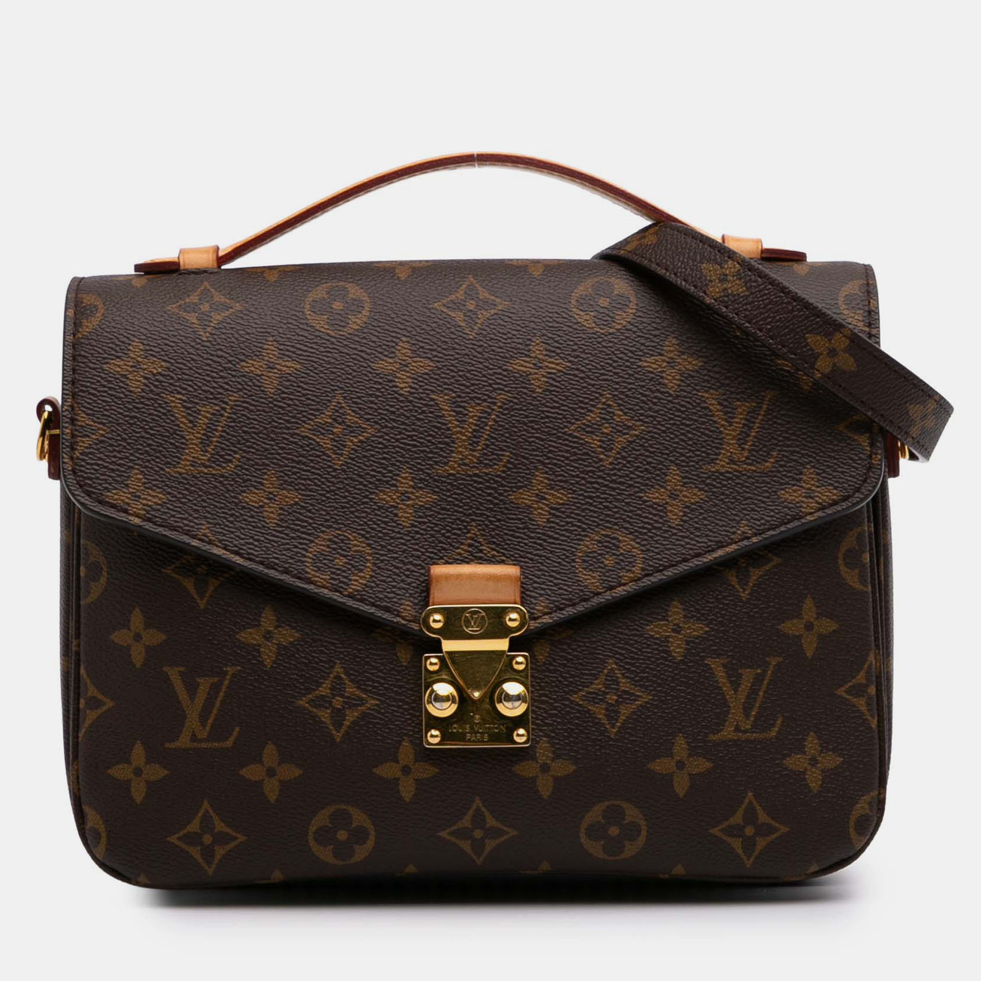 

Louis Vuitton Brown Monogram Pochette Metis