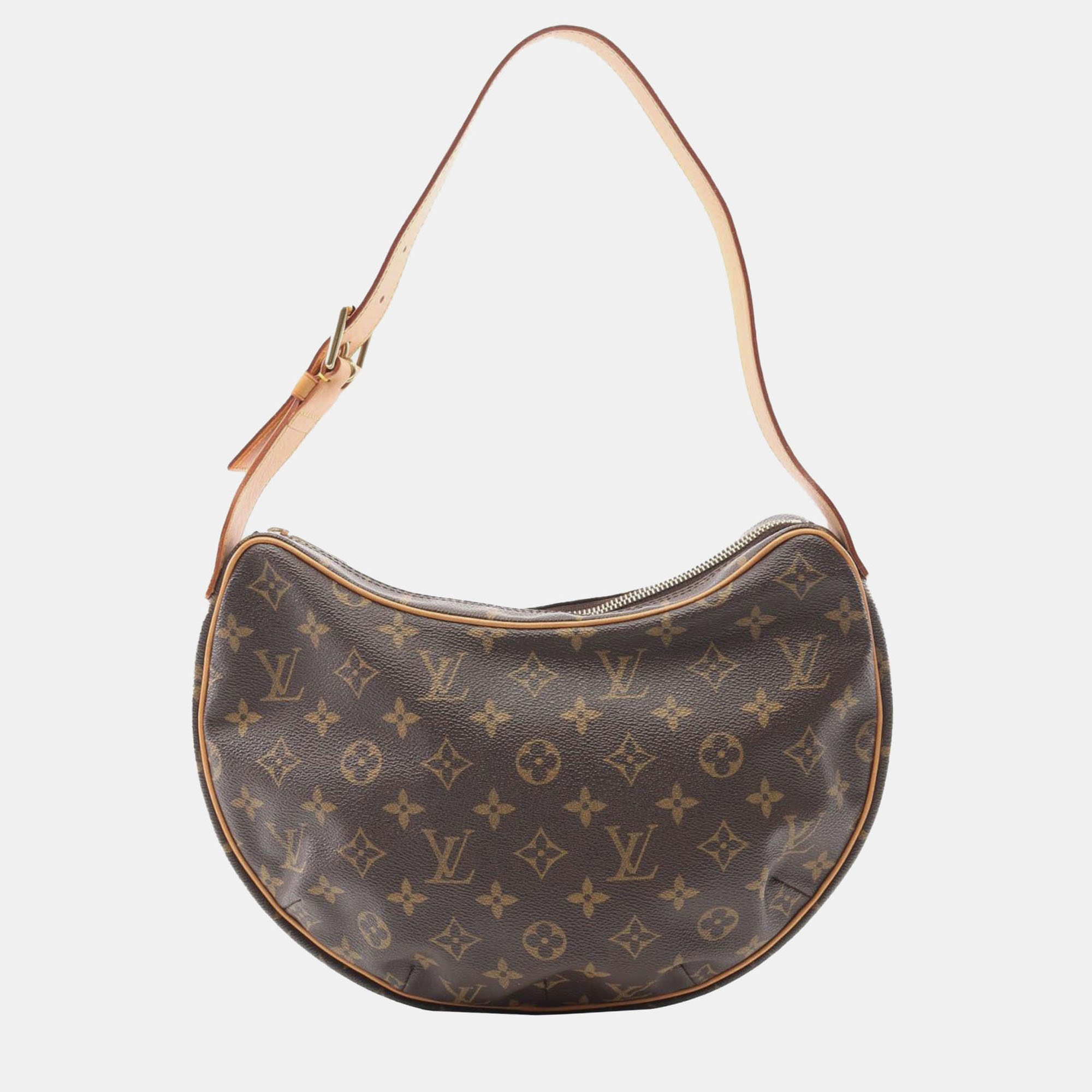 

Louis Vuitton Brown Monogram Croissant MM