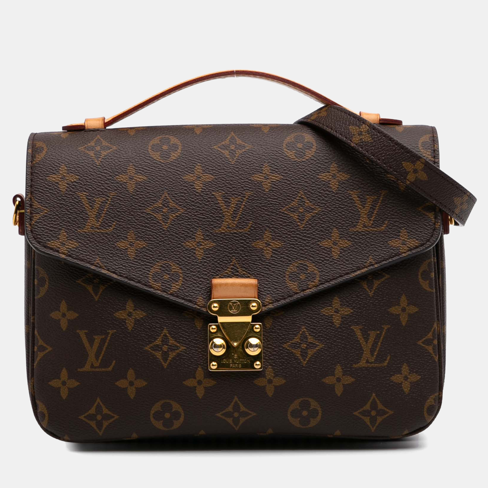 

Louis Vuitton Brown Monogram Pochette Metis