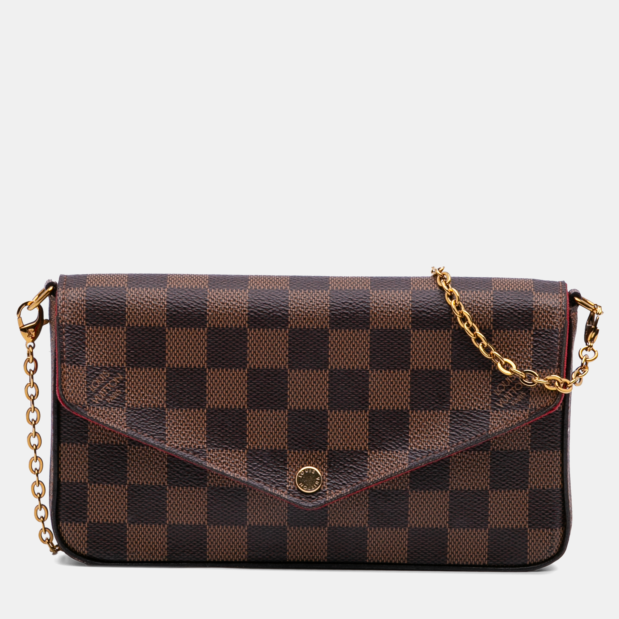 

Louis Vuitton Brown Damier Ebene Pochette Felicie