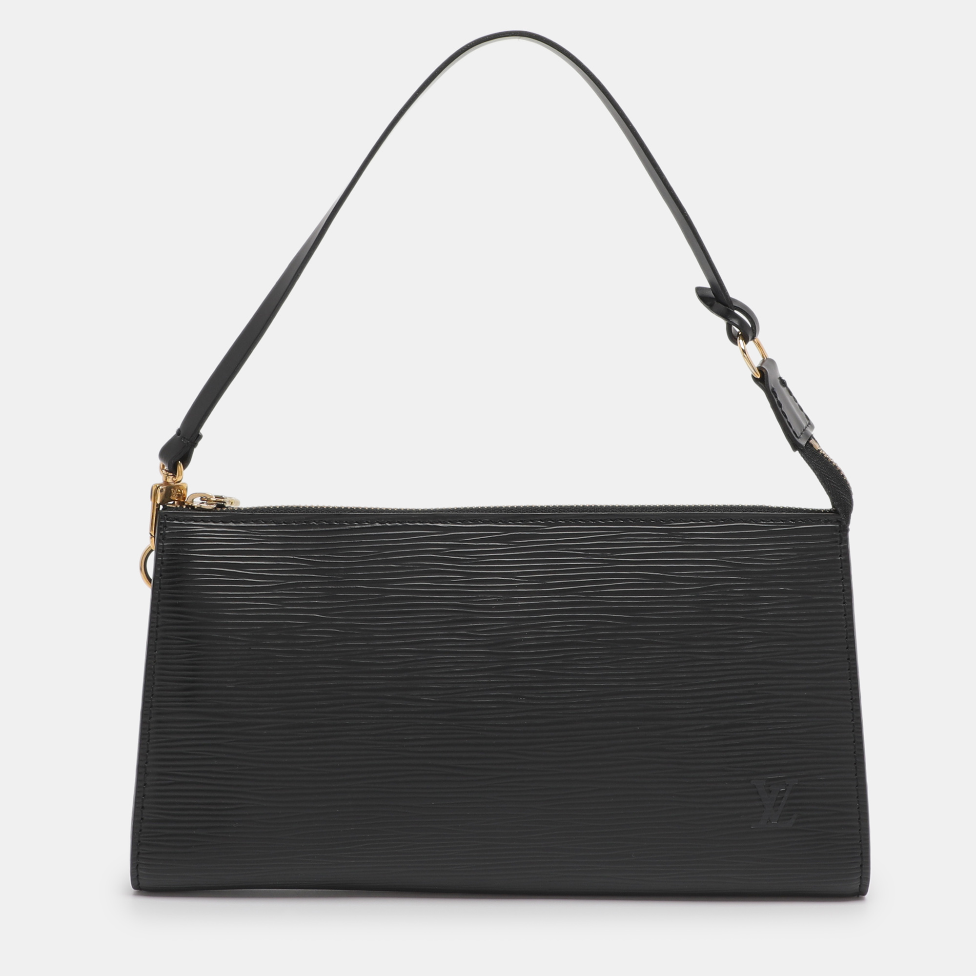 

Louis Vuitton Black Epi Leather Pochette Accessoires Bag