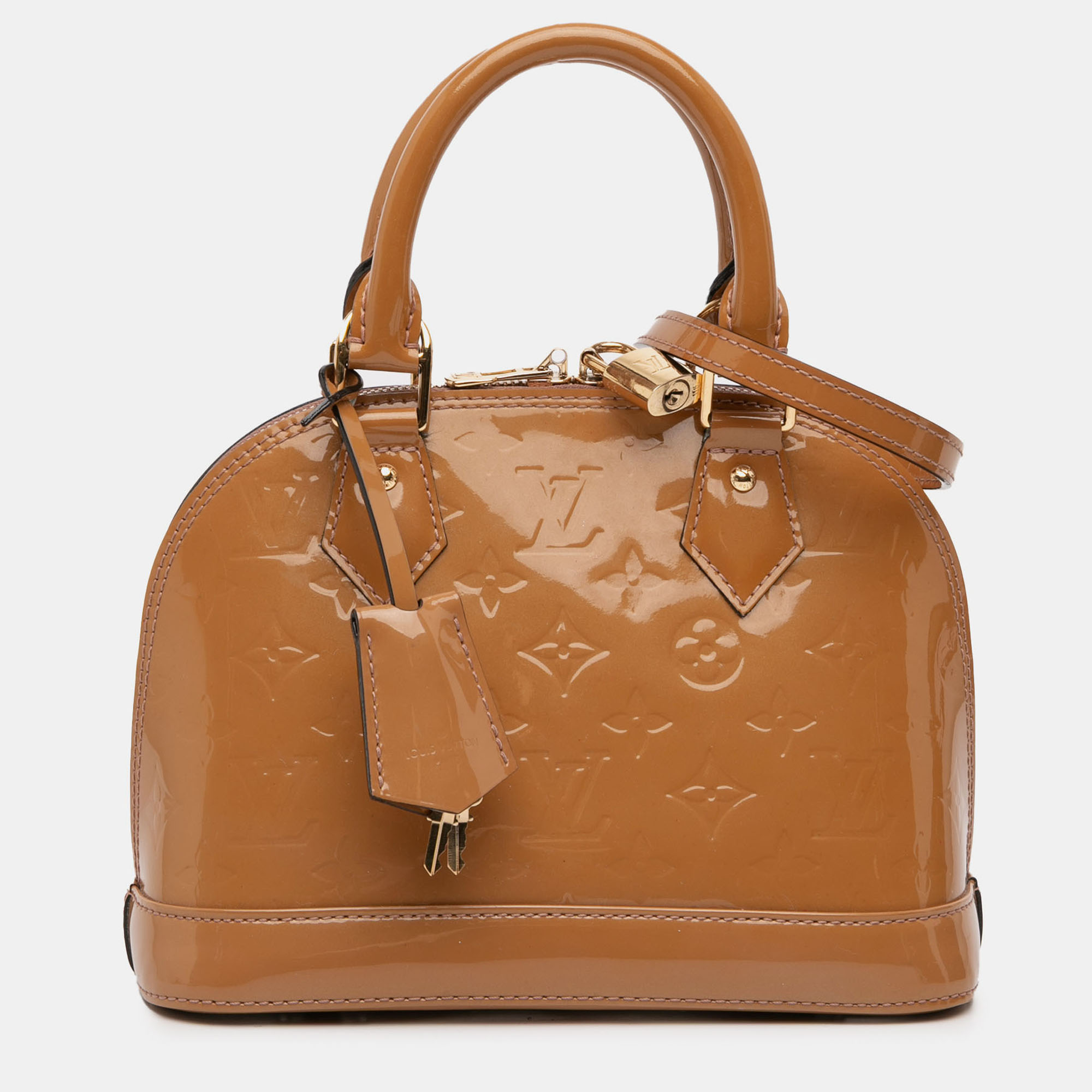 

Louis Vuitton Brown Monogram Vernis Alma BB
