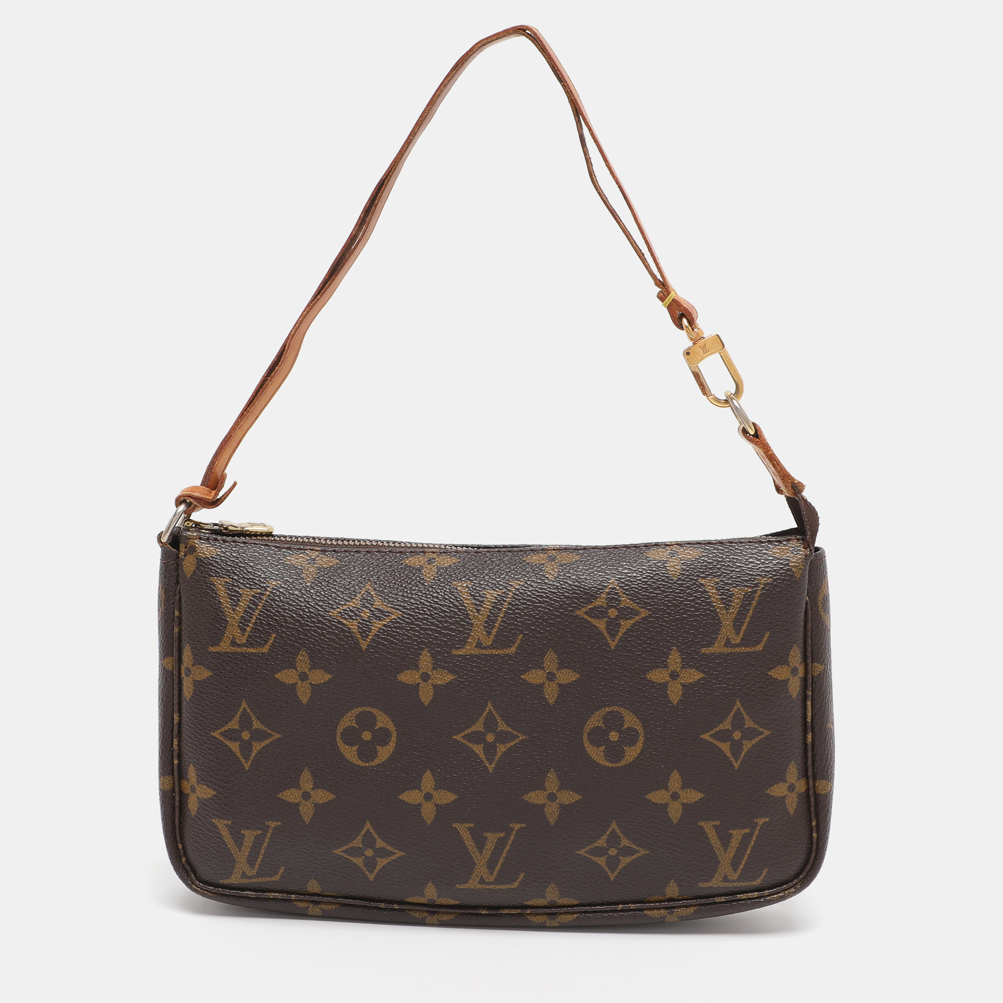 

Louis Vuitton Monogram Canvas Pochette Accessoires, Brown