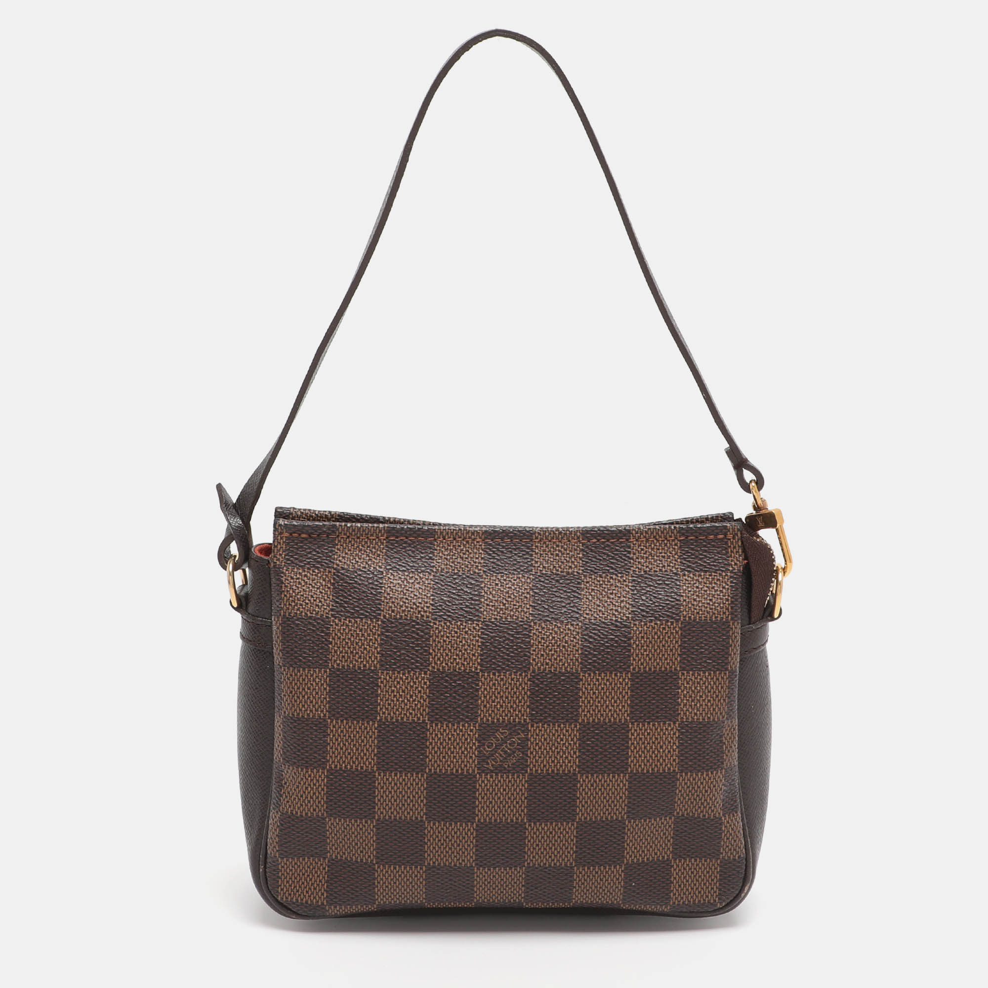 

Louis Vuitton Damier Ebene Trousse Pochette Bag, Brown