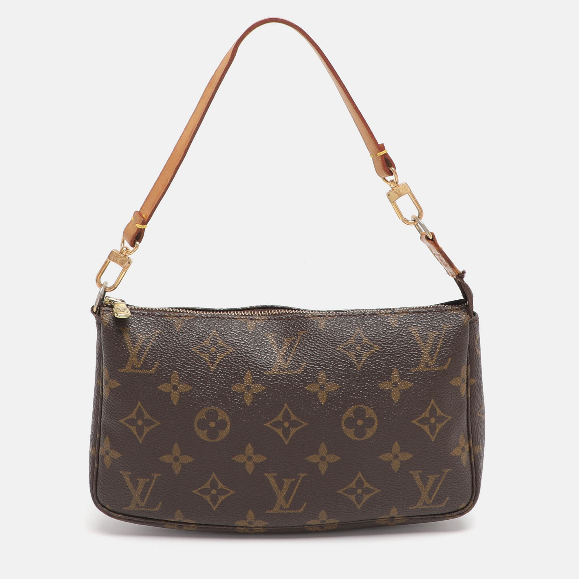 

Louis Vuitton Monogram Canvas Pochette Accessoires Bag, Brown