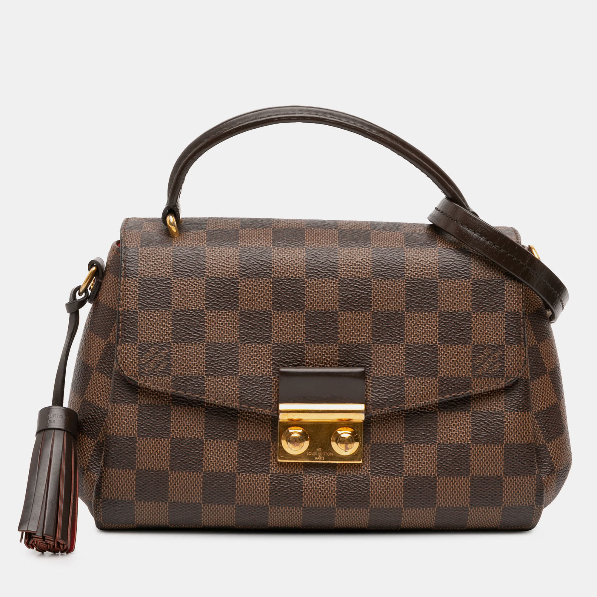

Louis Vuitton Brown Damier Ebene Croisette