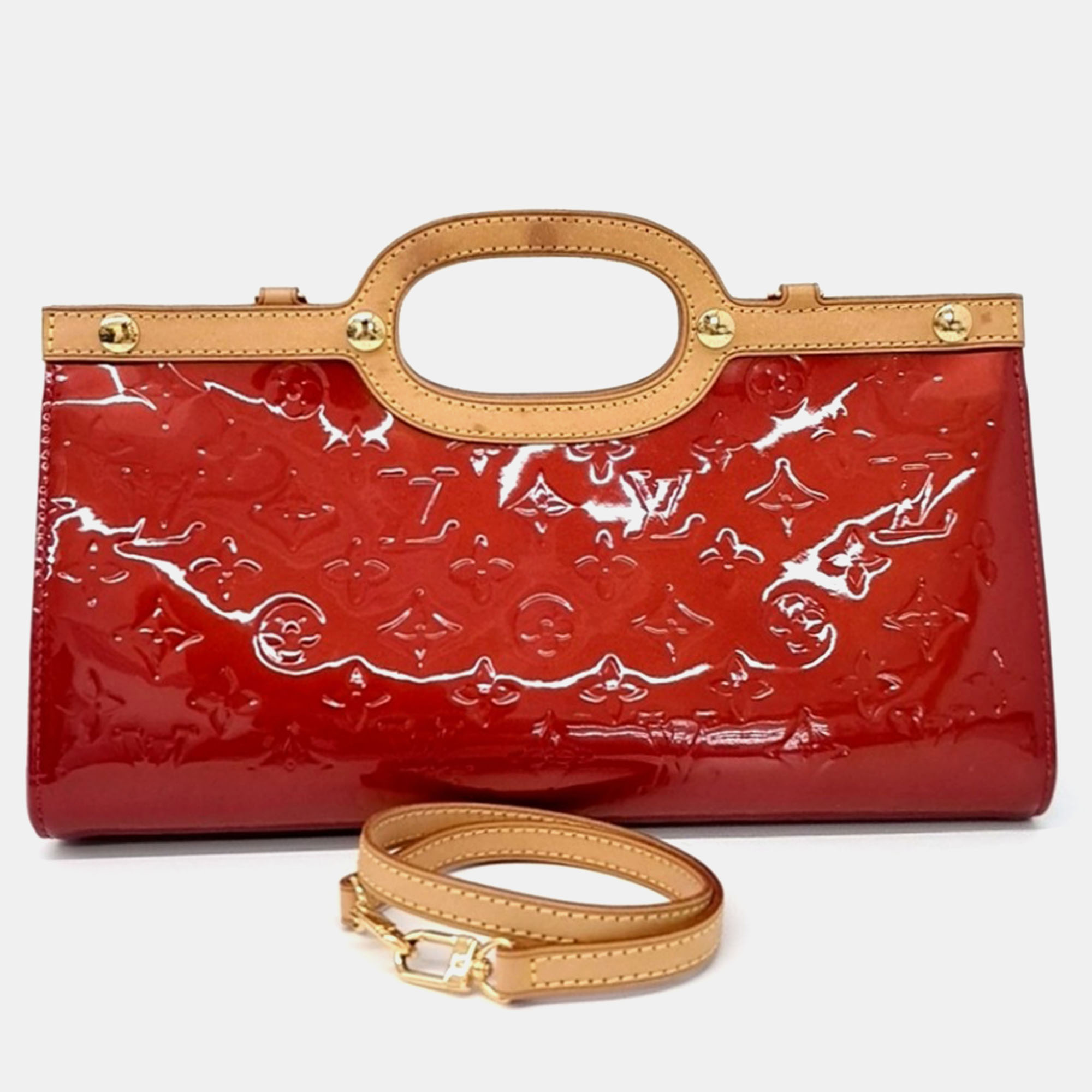 

Louis Vuitton Red Patent Leather Vernis Roxbury Drive
