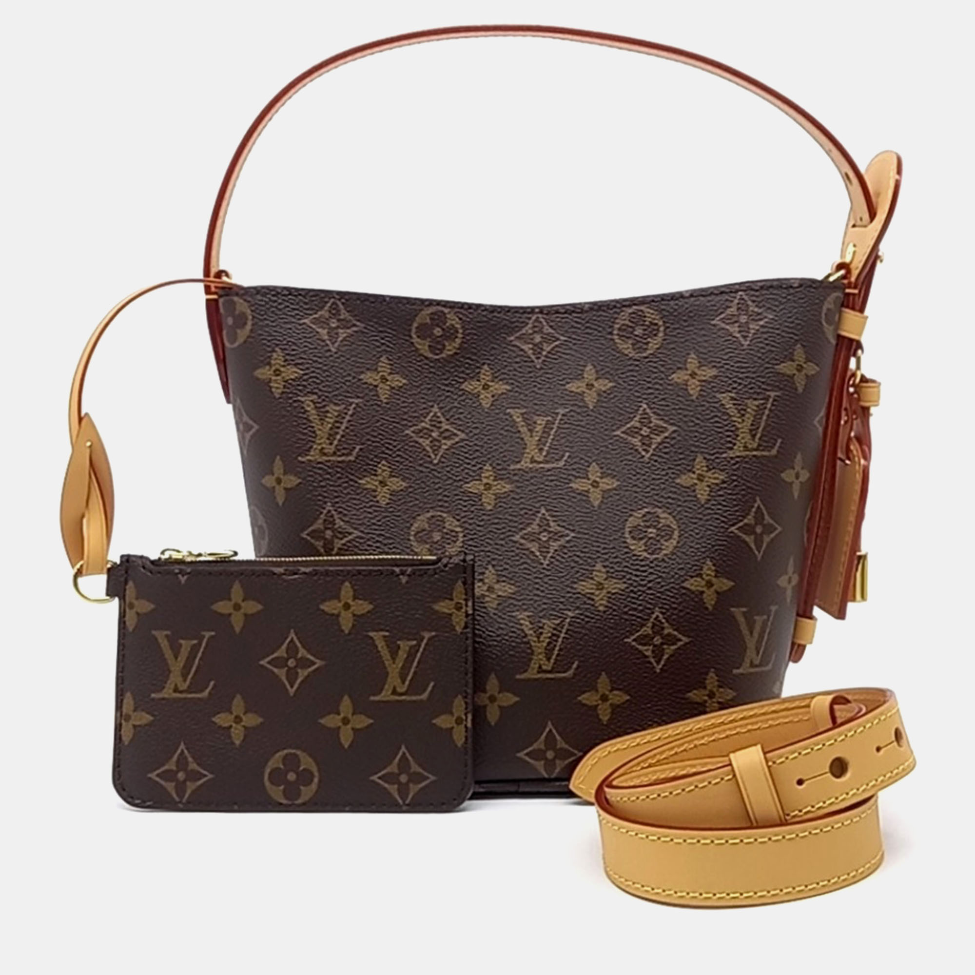 Pre-owned Louis Vuitton Brown Pvc Monogram All-in-one Bb