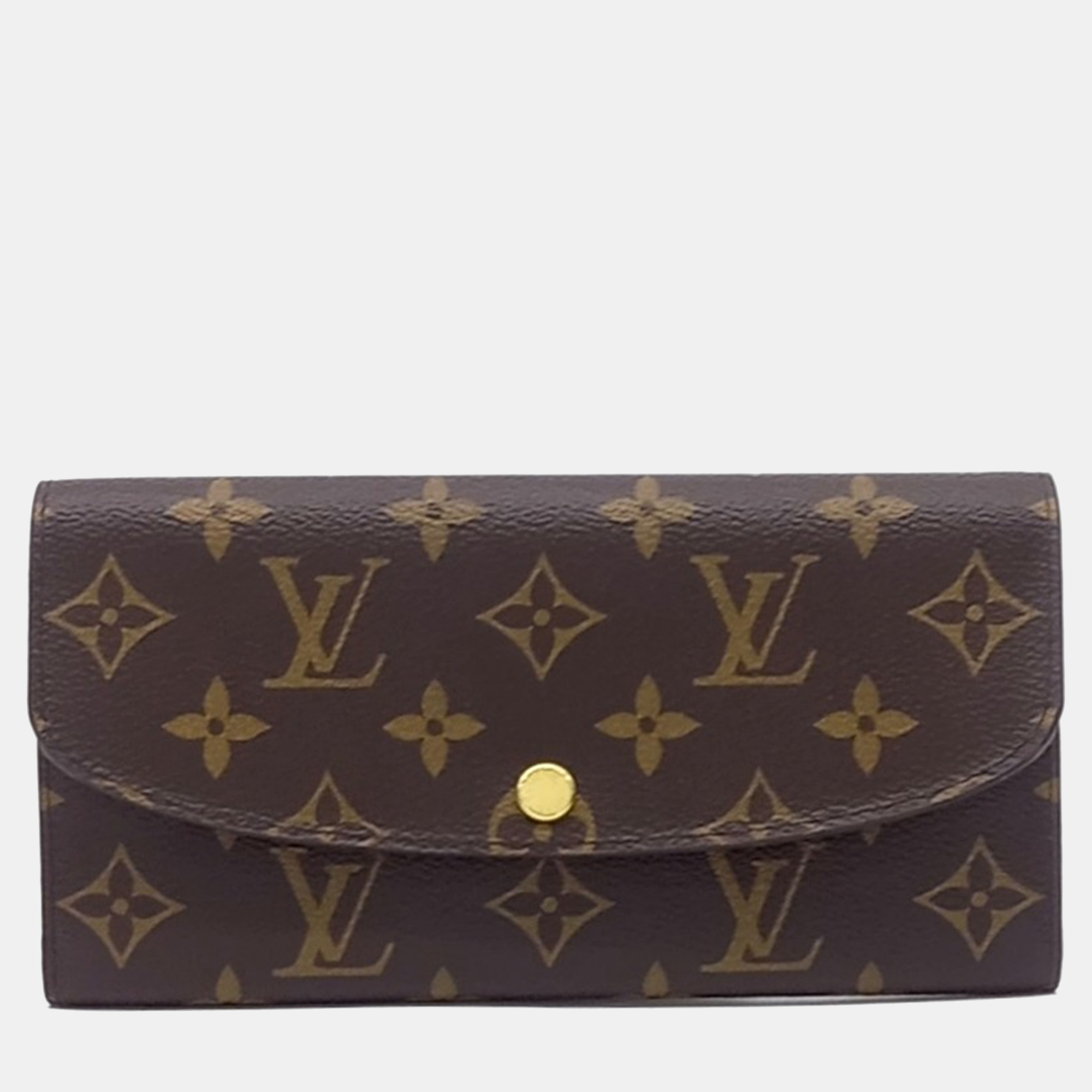 

Louis Vuitton Brown Canvas Monogram Emily Wallet