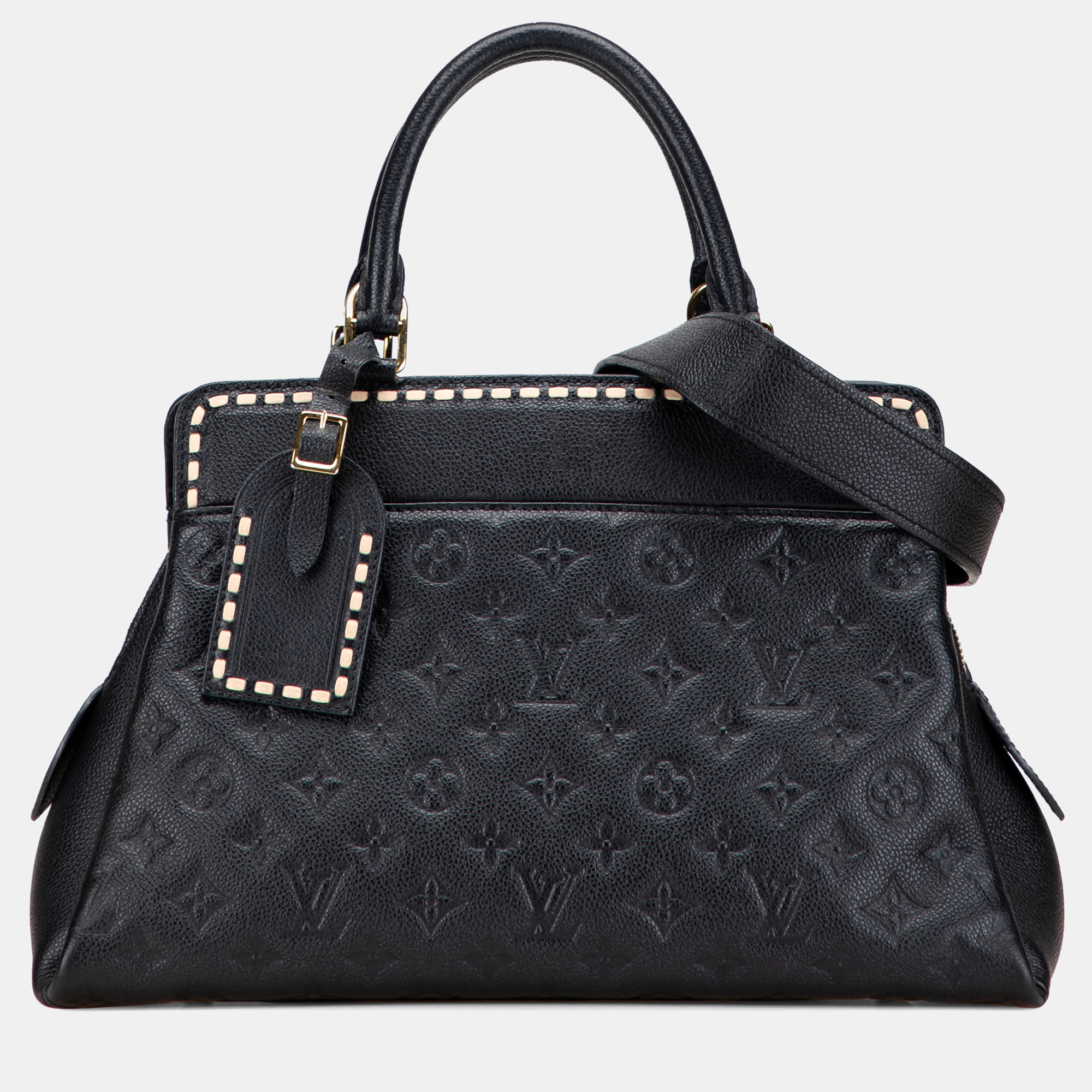 

Louis Vuitton Black Monogram Empreinte Vosges MM