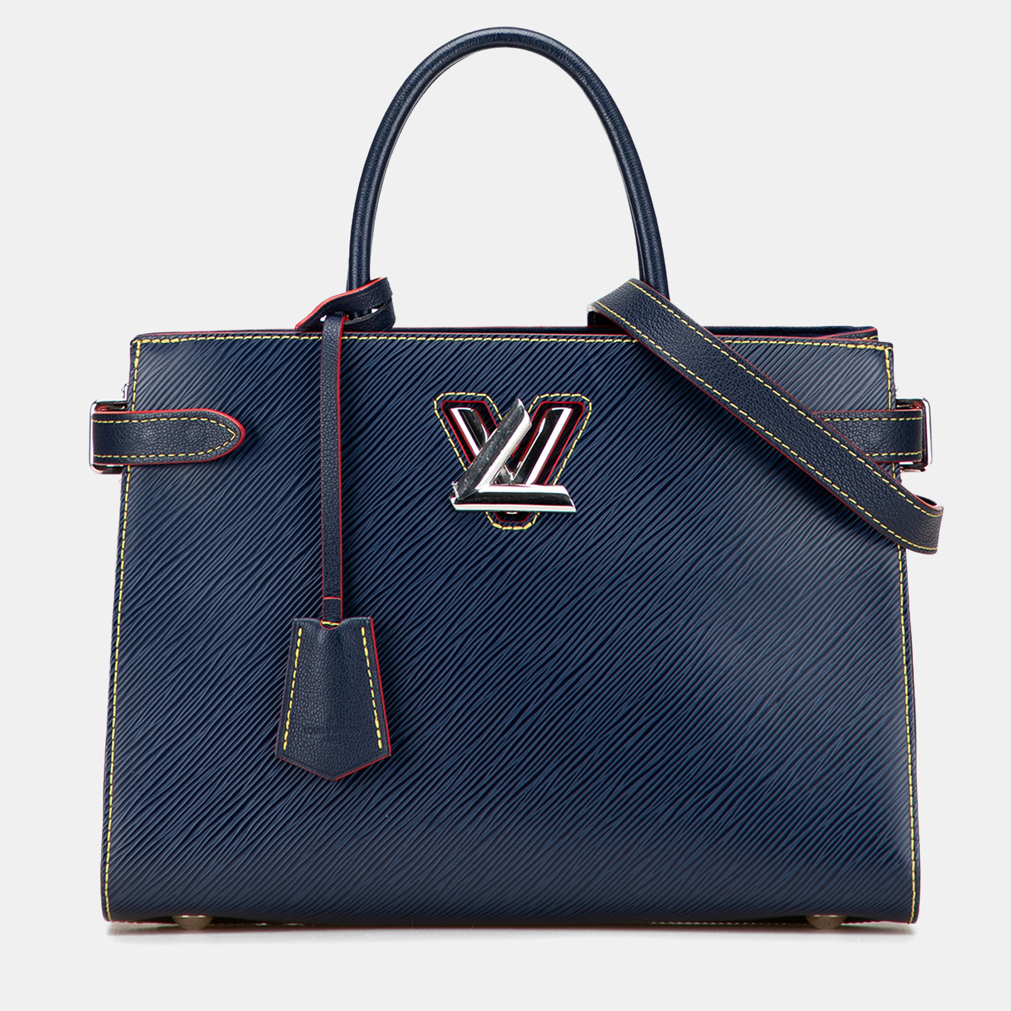 

Louis Vuitton Blue Epi Twist Satchel