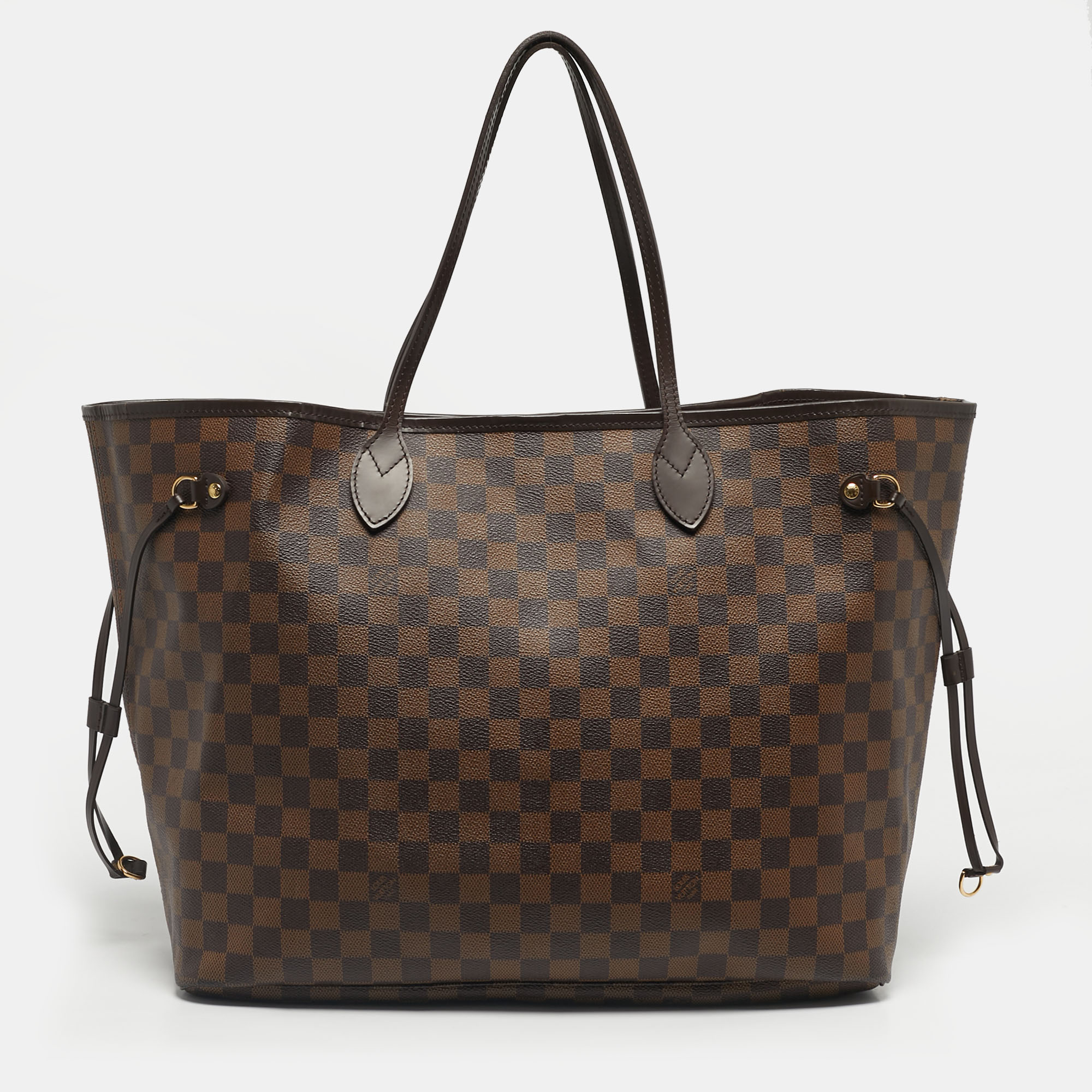 

Louis Vuitton Damier Ebene Canvas Neverfull GM Bag, Brown