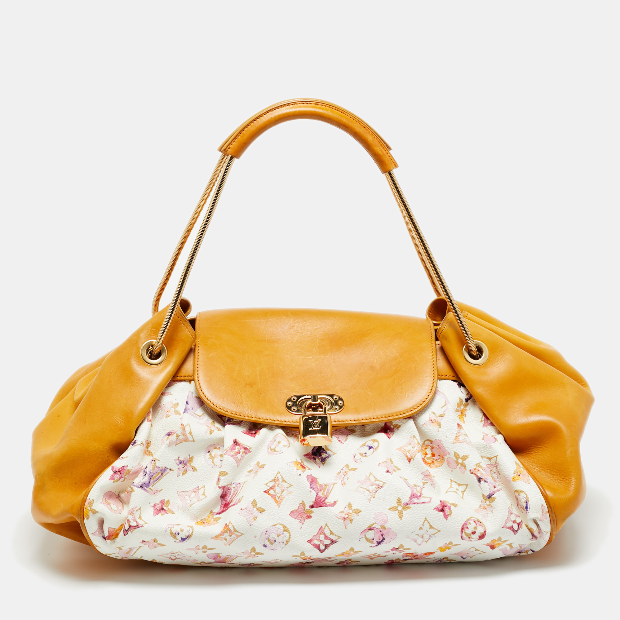 

Louis Vuitton Limited Edition Richard Prince Monogram Watercolor Canvas Aquarelle Jamais Bag, Multicolor