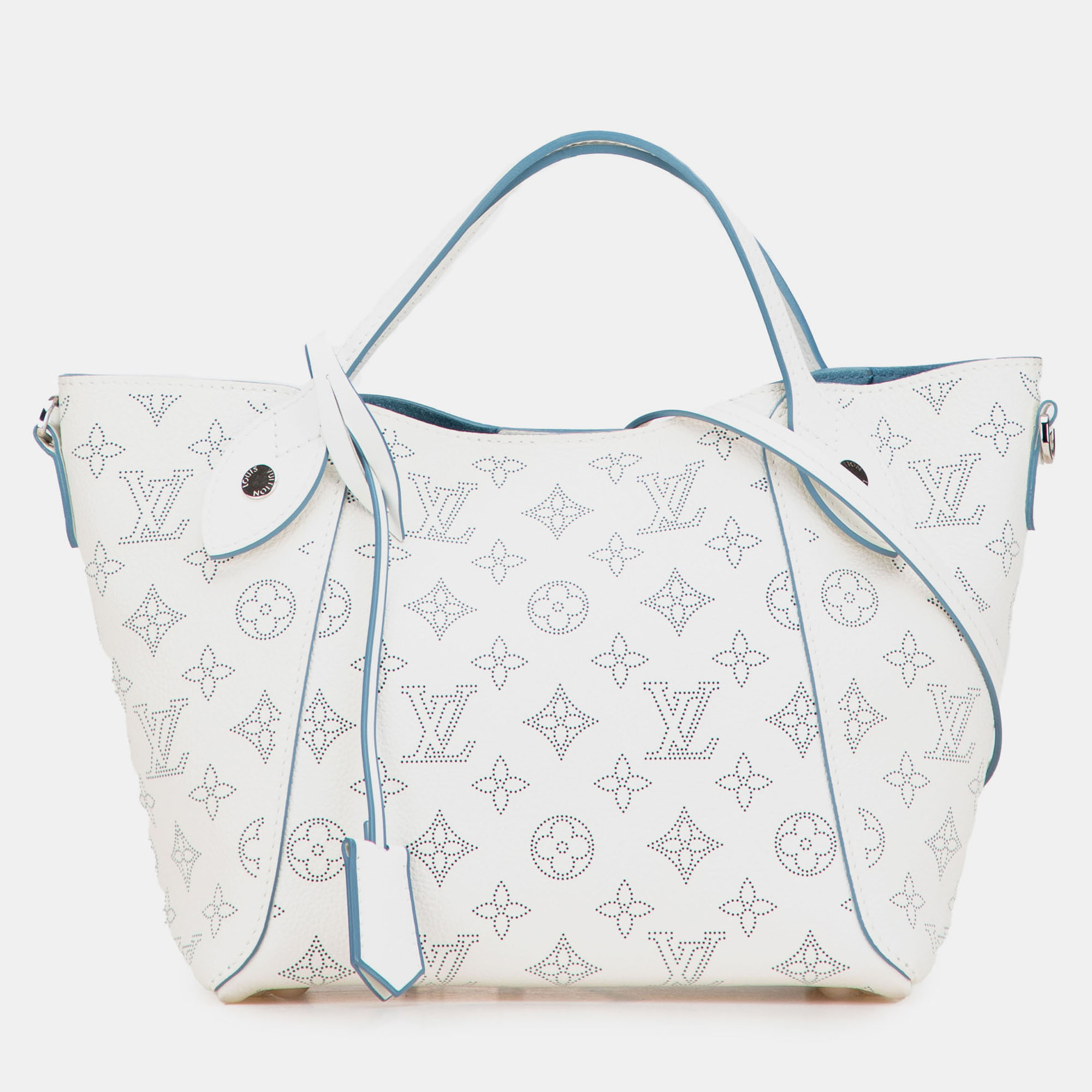 

Louis Vuitton White Monogram Mahina Hina PM