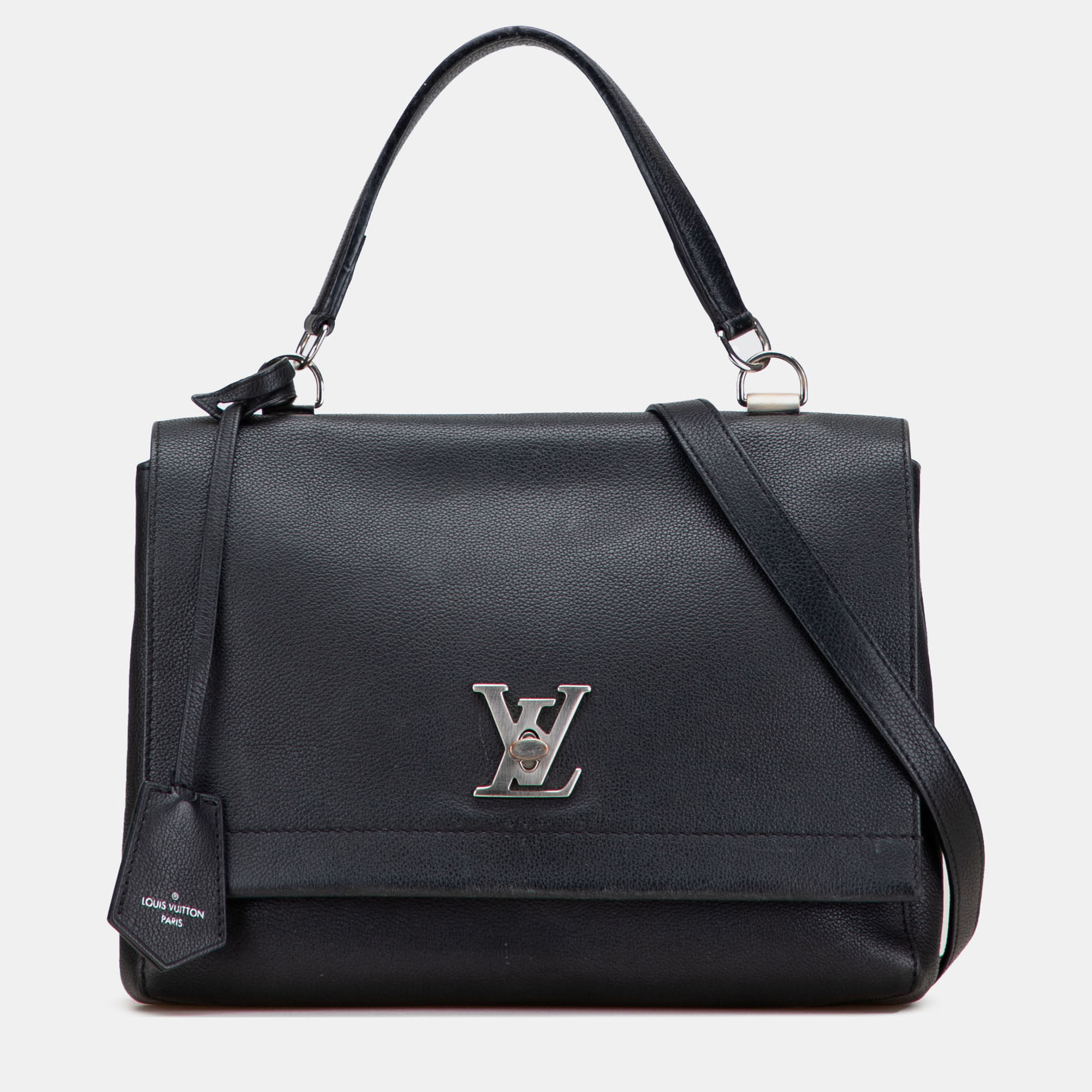 

Louis Vuitton Black Leather Lockme II