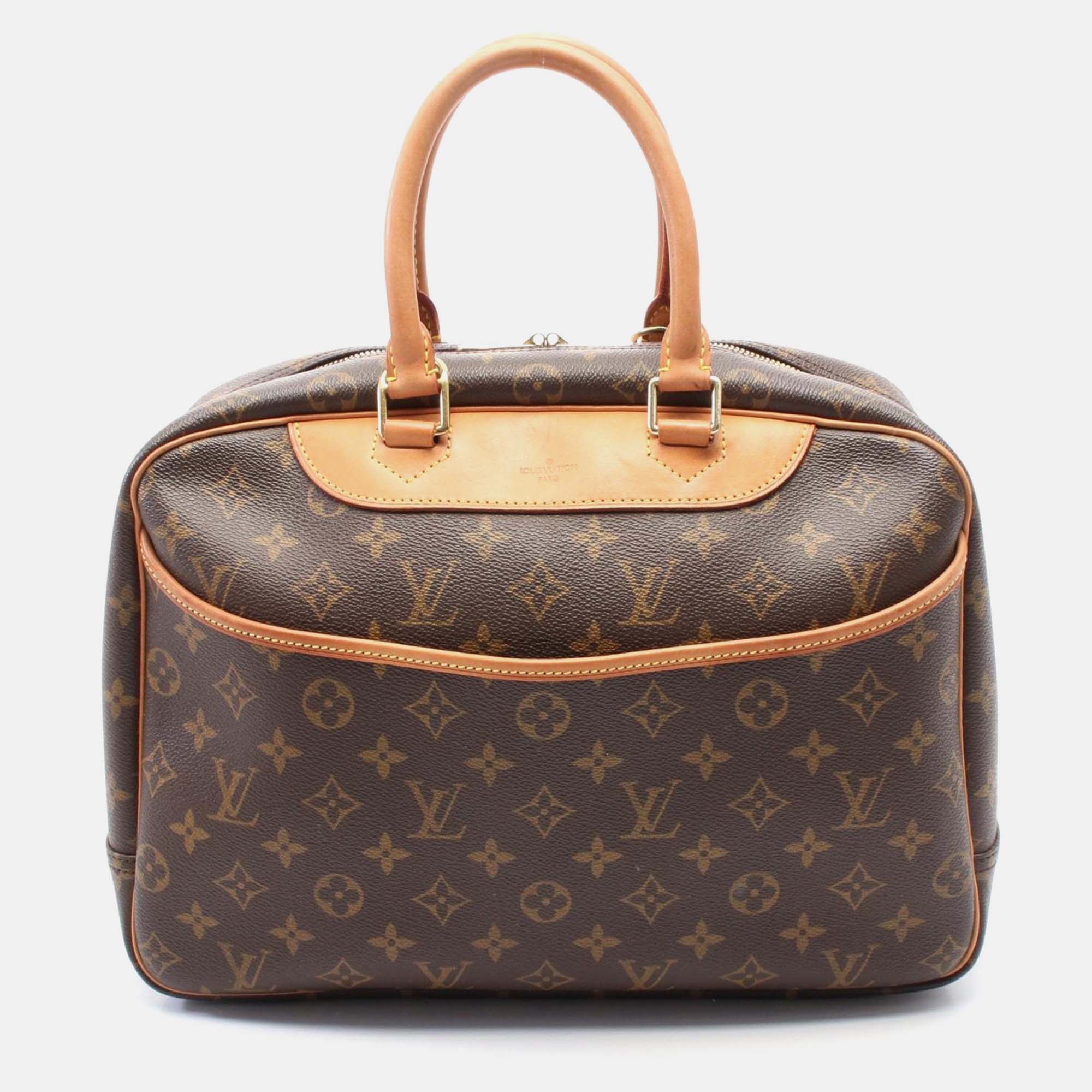 

Louis Vuitton Deauville Brown Monogram Canvas and Leather Shoulder Bag