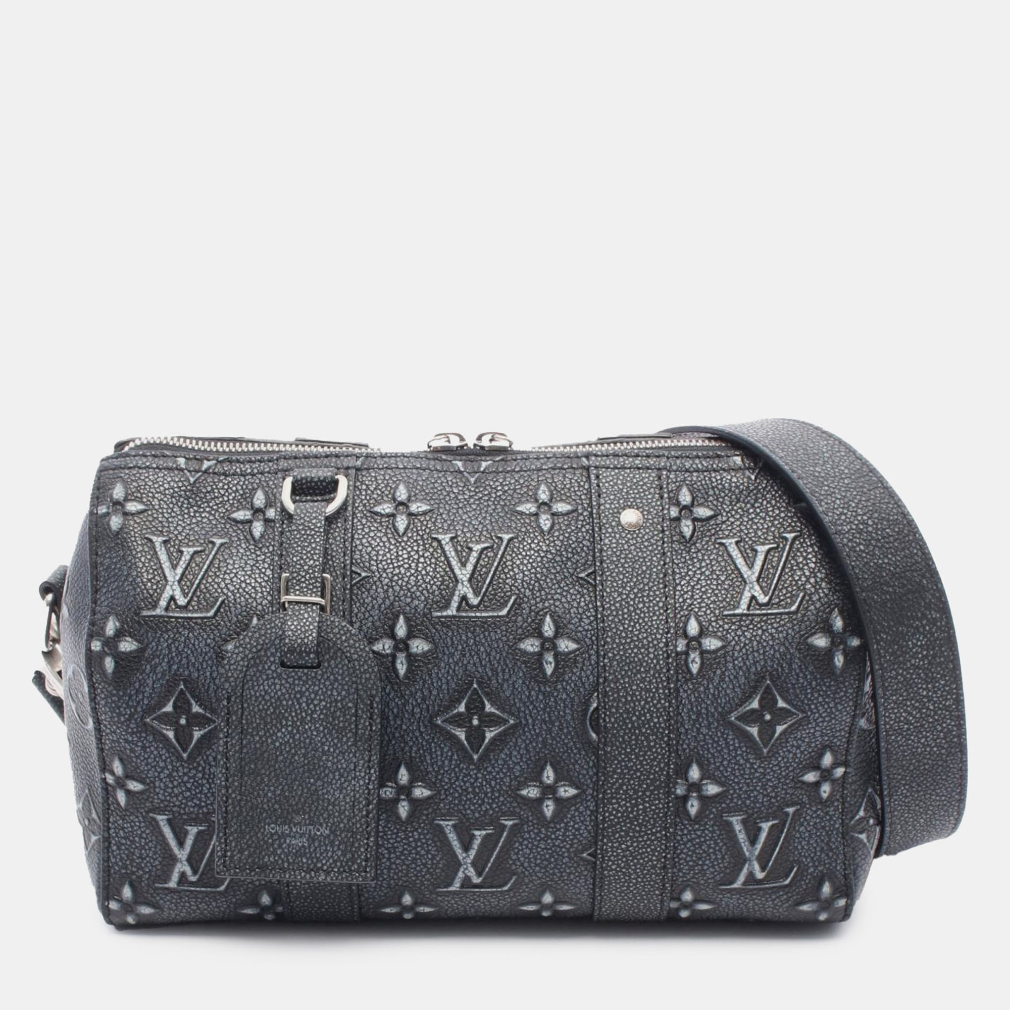 

Louis Vuitton Grey Monogram Faded Leather City Keepall
