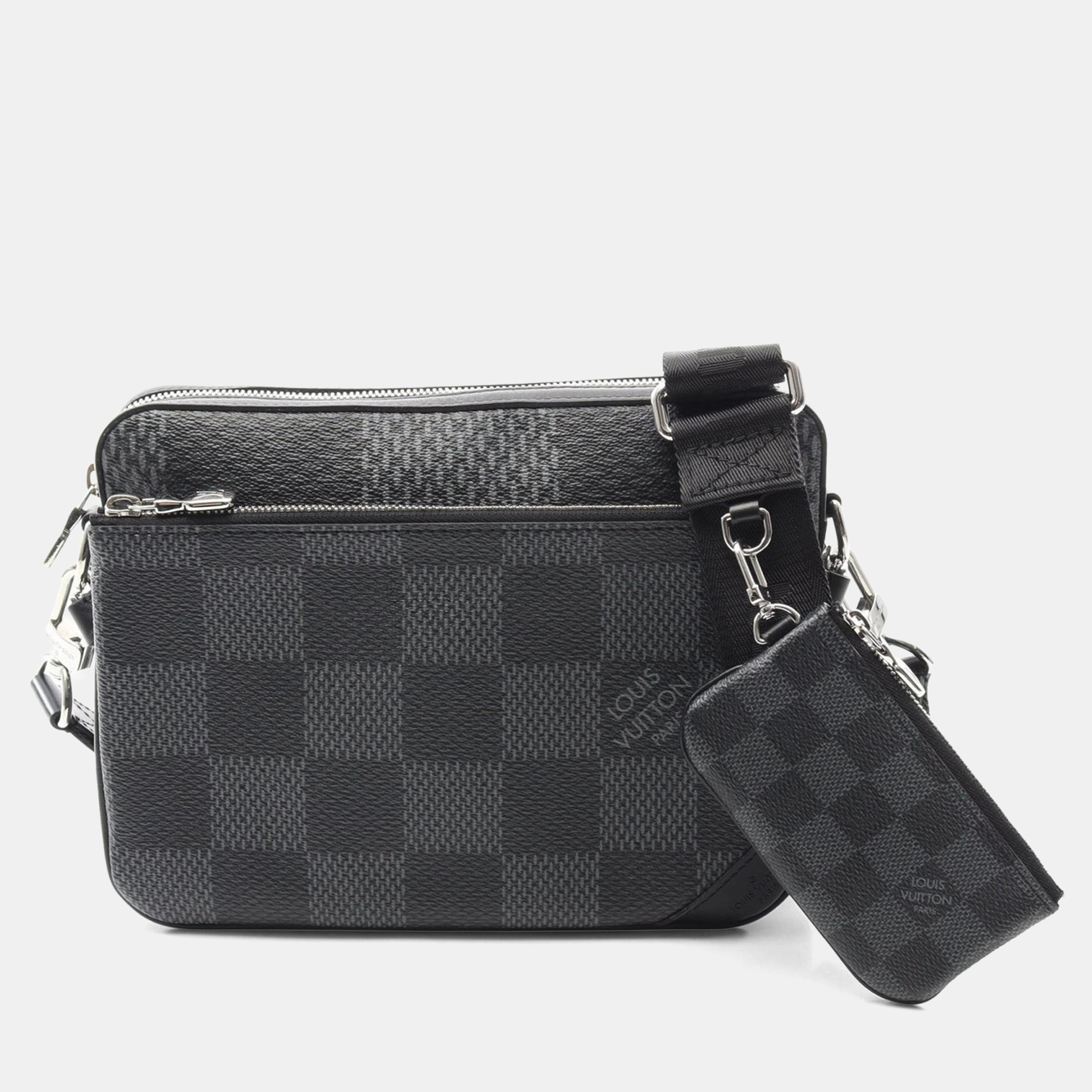 

Louis Vuitton Trio Messenger Black Damier Graphite Canvas Shoulder Bag