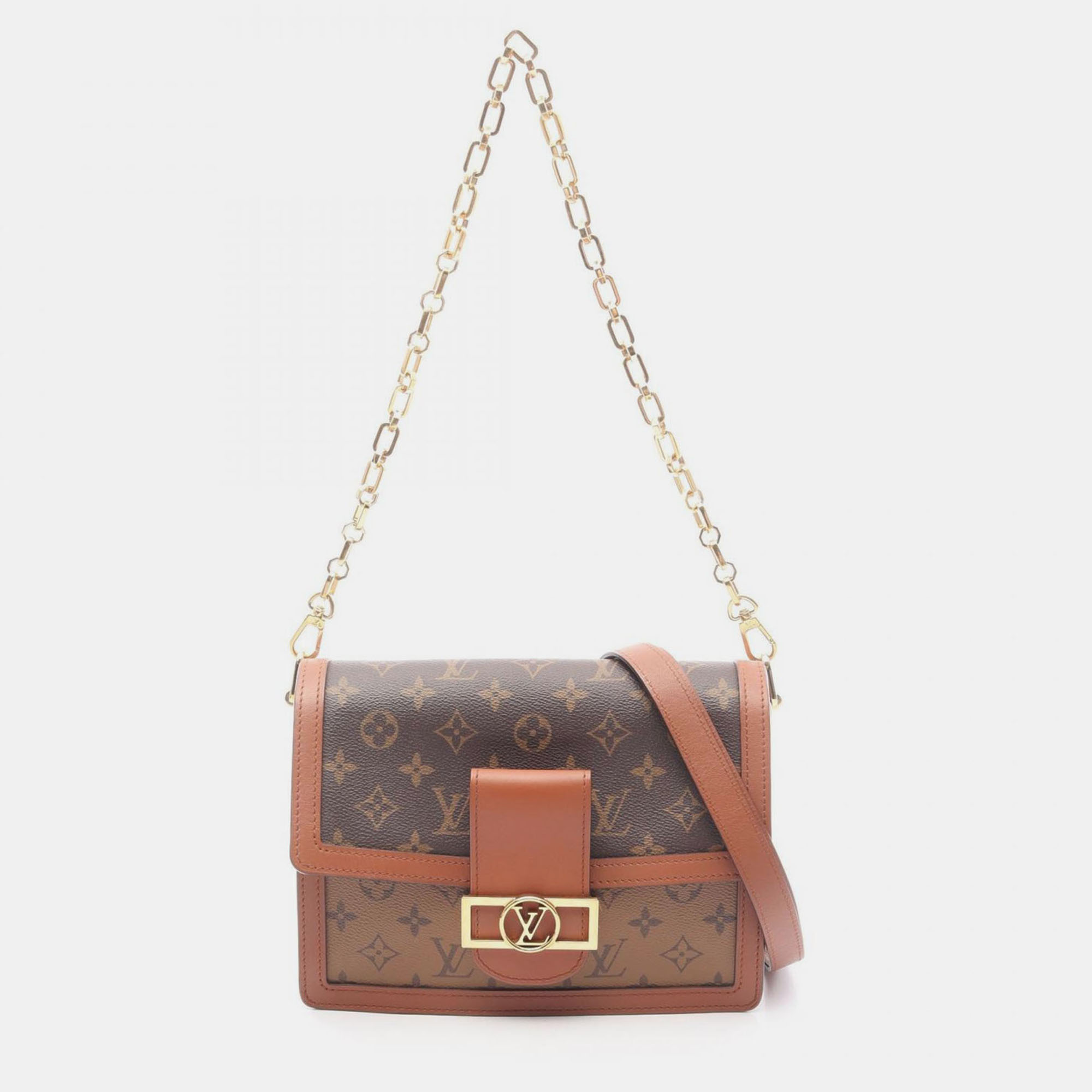 

Louis Vuitton Dauphine MM Brown Monogram Canvas Shoulder Bag