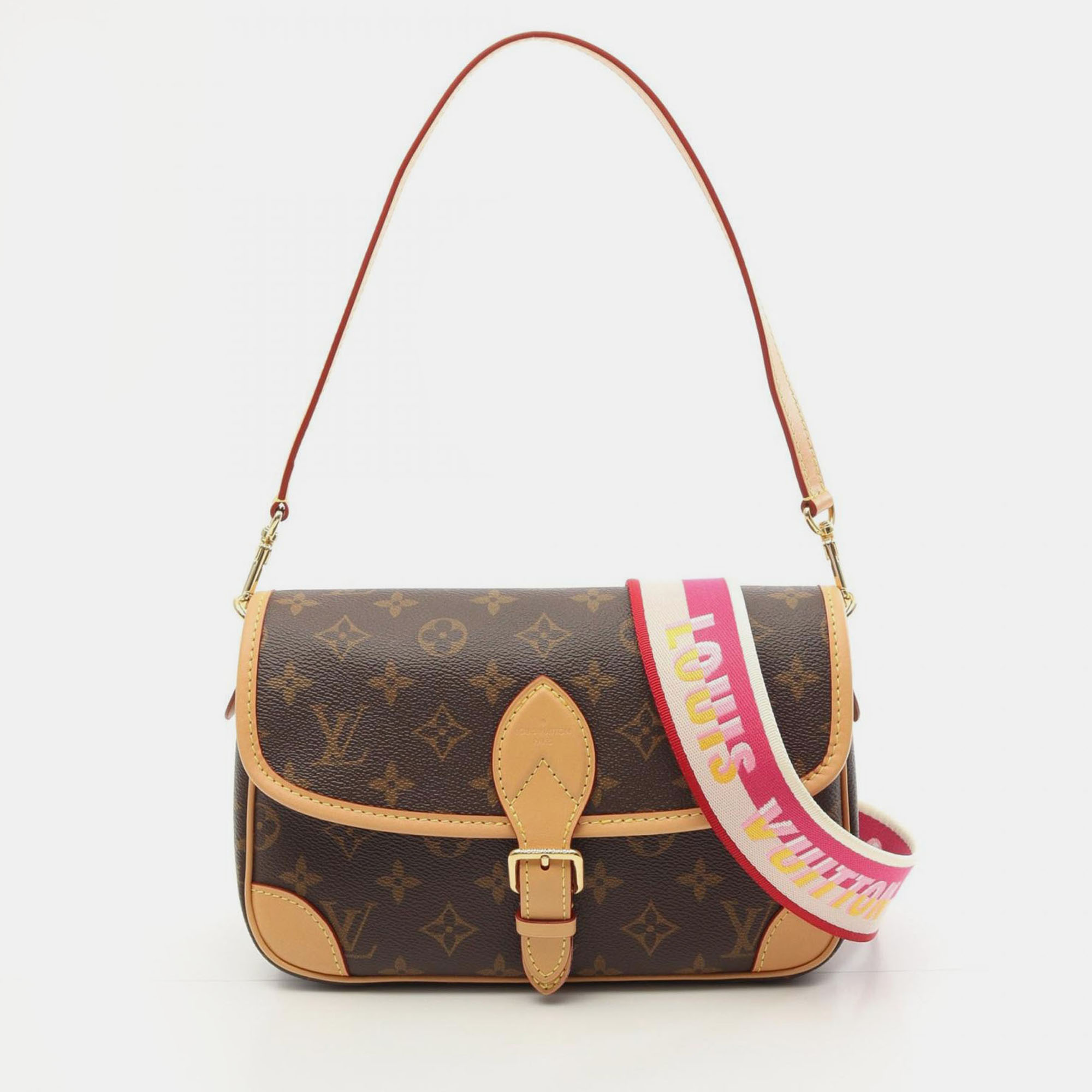 

Louis Vuitton Diane Brown Monogram Canvas Shoulder Bag