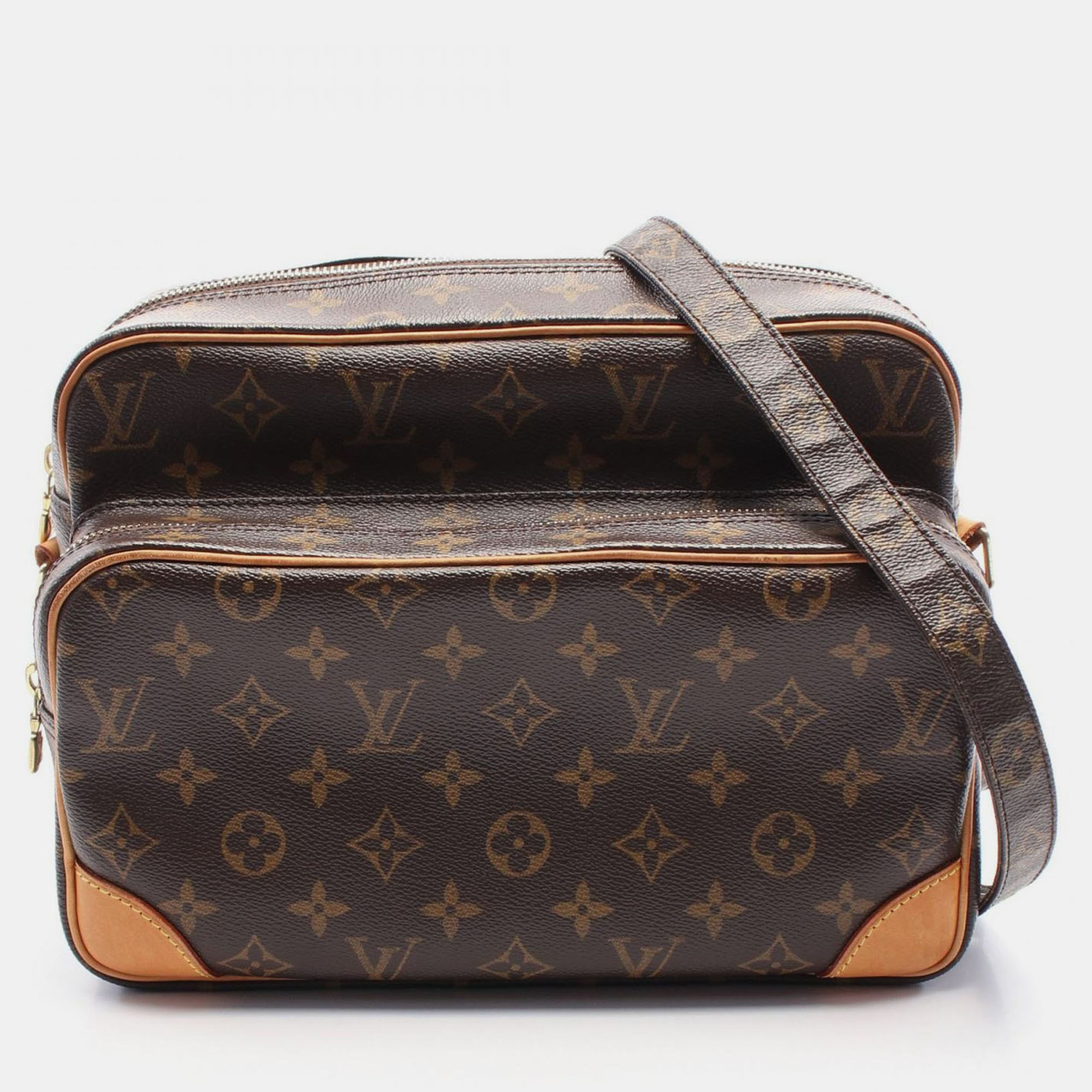 

Louis Vuitton Nile Brown Canvas Shoulder Bag