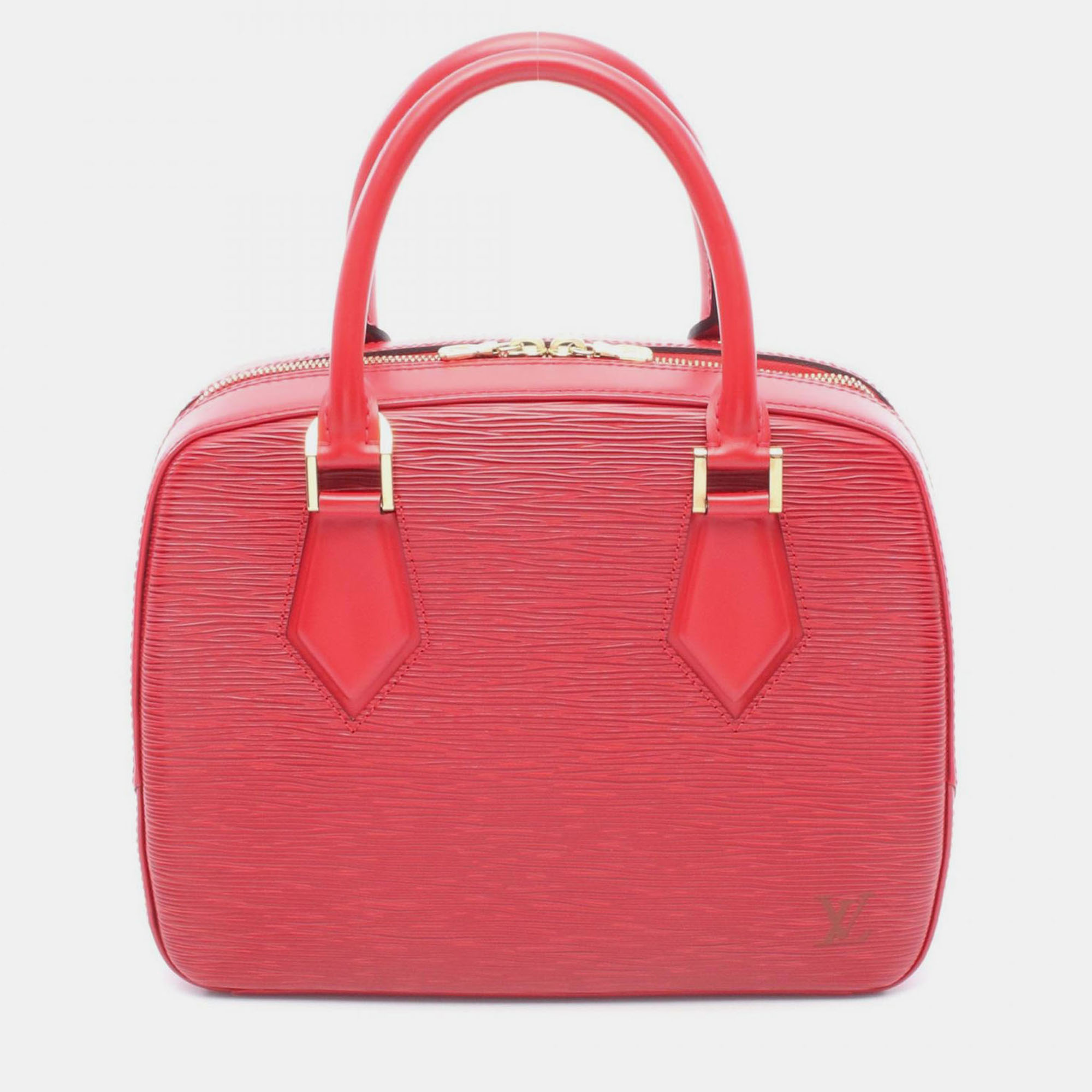 

Louis Vuitton Sablon Castilian Red Epi Leather Satchel Bag