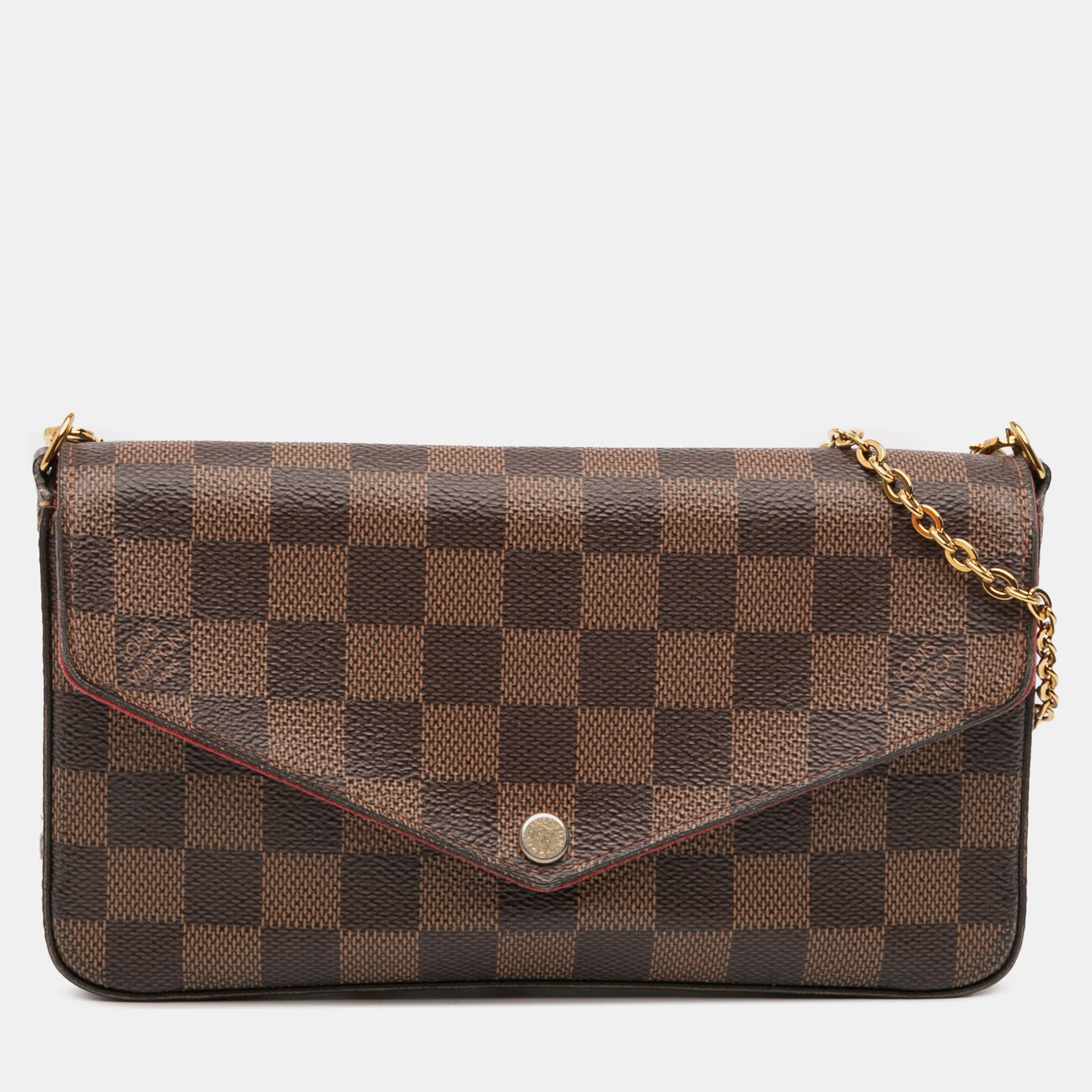 

Louis Vuitton Brown Damier Ebene Pochette Felicie