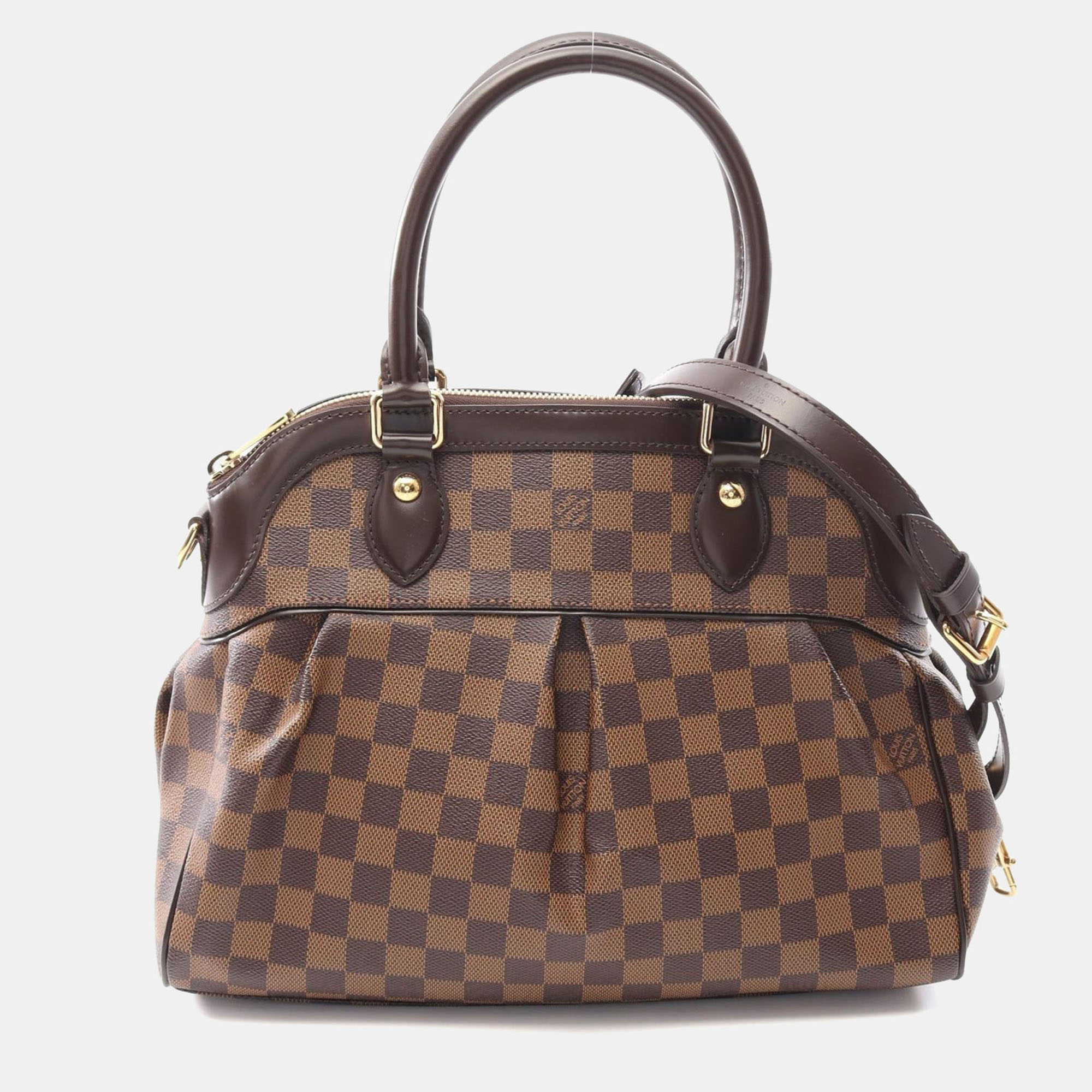 

Louis Vuitton Trevi PM Damier Ebene Canvas Satchel Bag, Brown