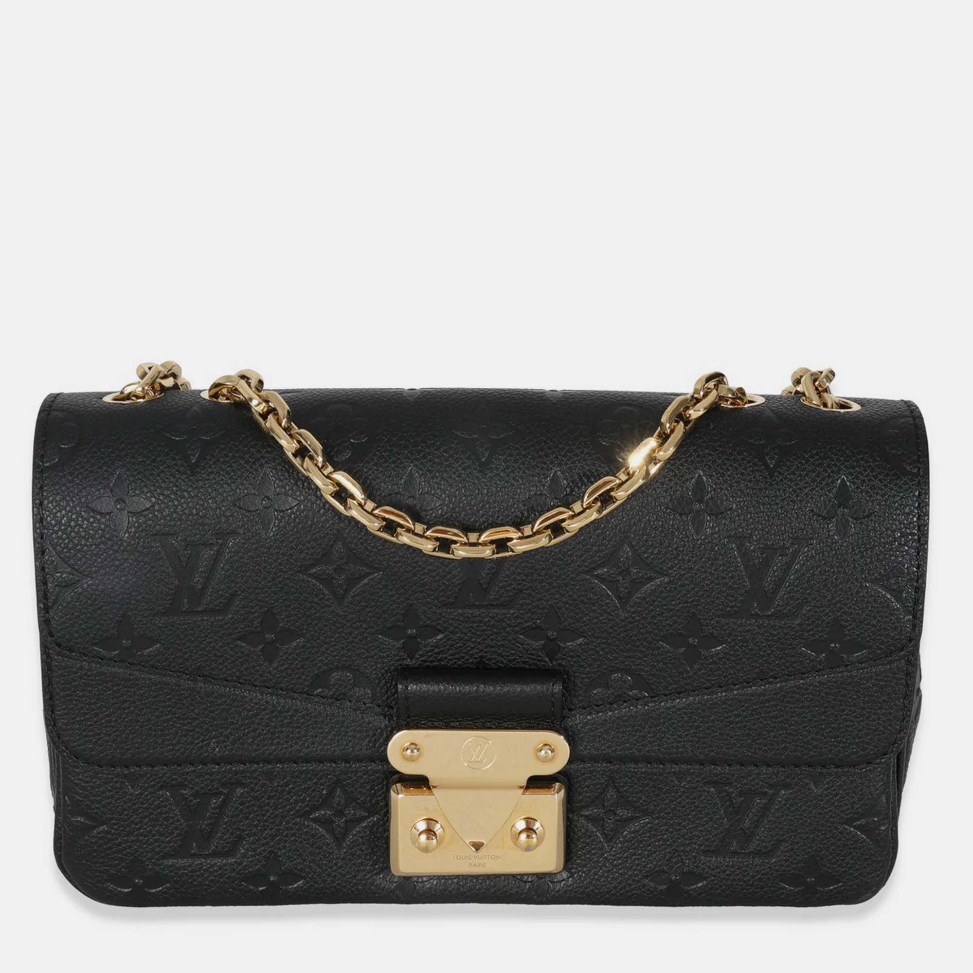 

Louis Vuitton Black Monogram Empreinte Marceau