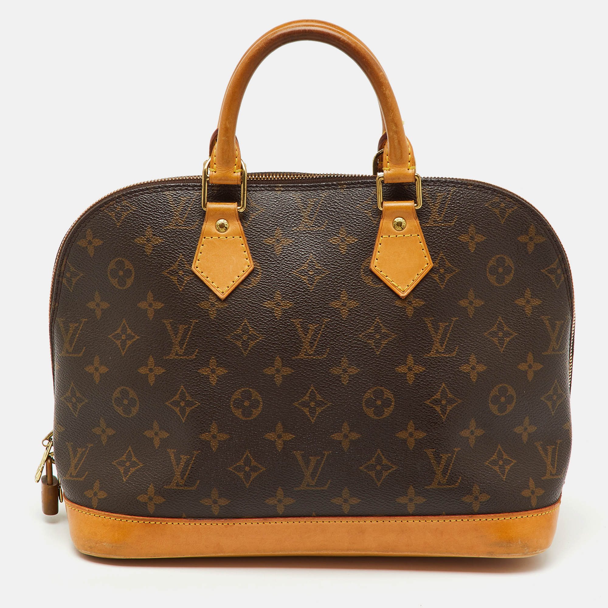 

Louis Vuitton Monogram Canvas Alma PM Bag, Brown
